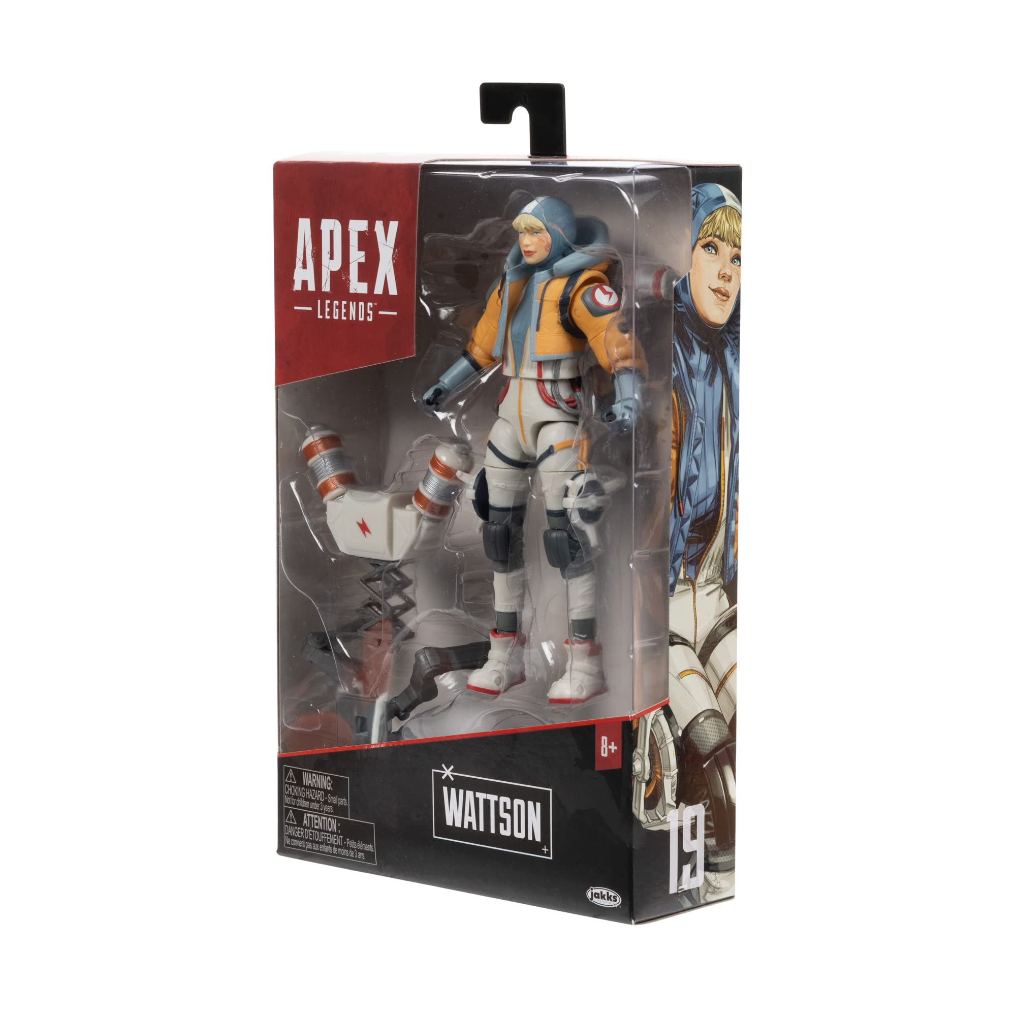 Apex Legends Wattson 6-Inch Collectible Action Figure - Image 9