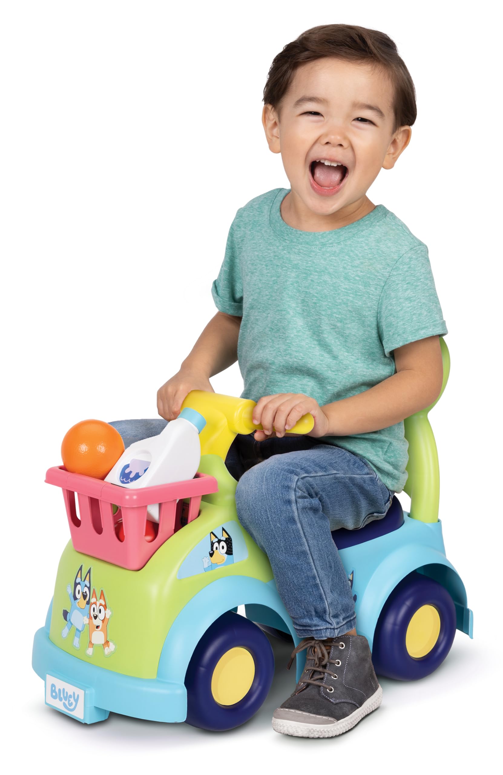 Bluey Shopping Cart Ride On for Baby, Toddler, Kids - Image 5