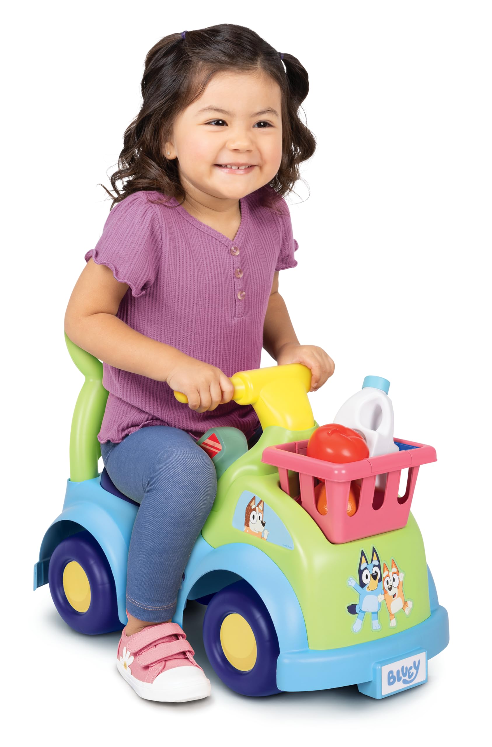 Bluey Shopping Cart Ride On for Baby, Toddler, Kids - Image 6
