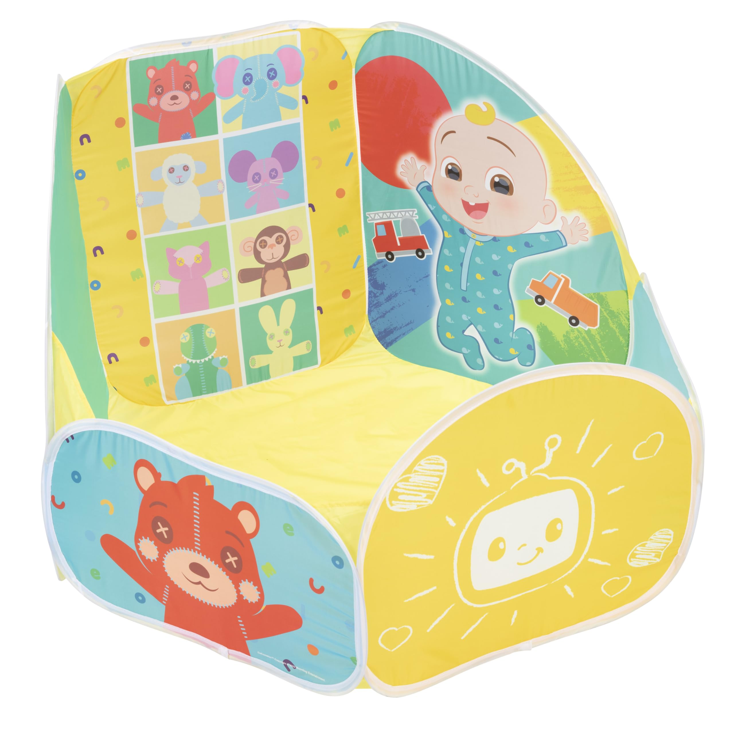CoComelon Ball Pit with 15 Soft Flex Balls Pop and Play Arena for Baby Toddler Infant Boys & Girls [15 Balls Included] - Image 7