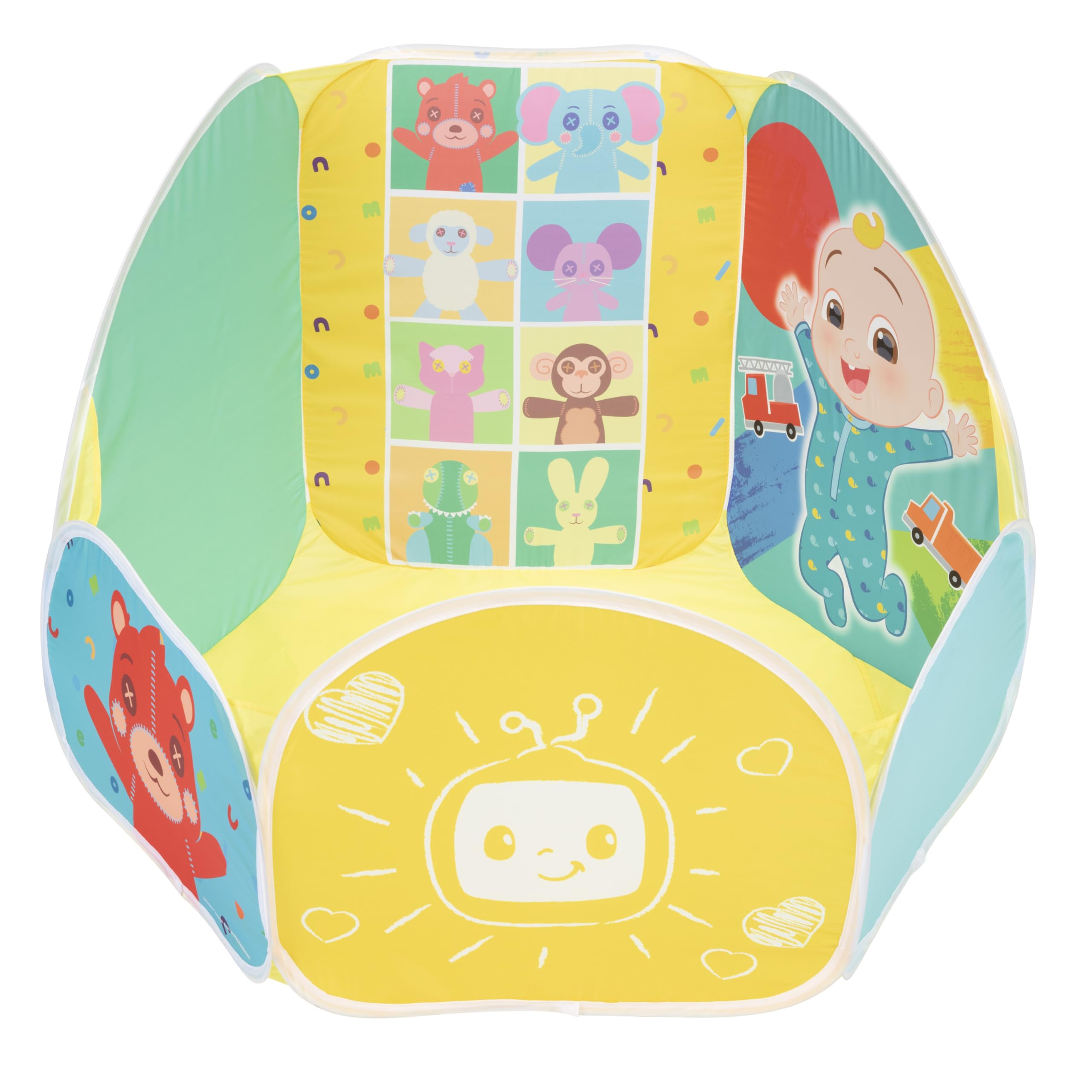 CoComelon Ball Pit with 15 Soft Flex Balls Pop and Play Arena for Baby Toddler Infant Boys & Girls [15 Balls Included] - Image 8