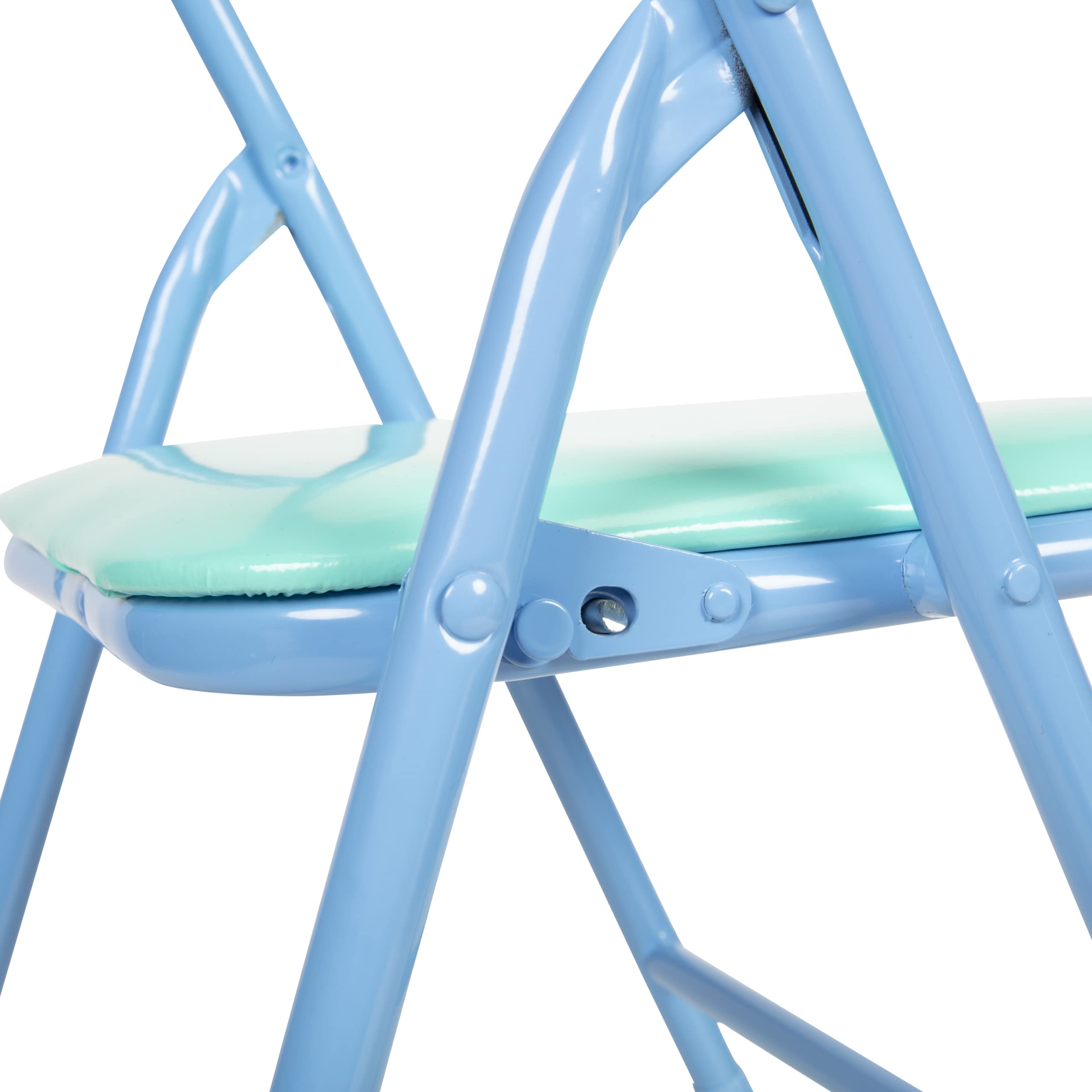 CoComelon Table & Chair Set for Toddlers 24-48M, Includes 1 Table & 1 Chair - Sturdy Metal Construction, Table: 20" L x 20" W x 16.4" H, Chair: 12" L x 11.6" W x 17.7" H - Weight Limit: 70 lbs - Image 6