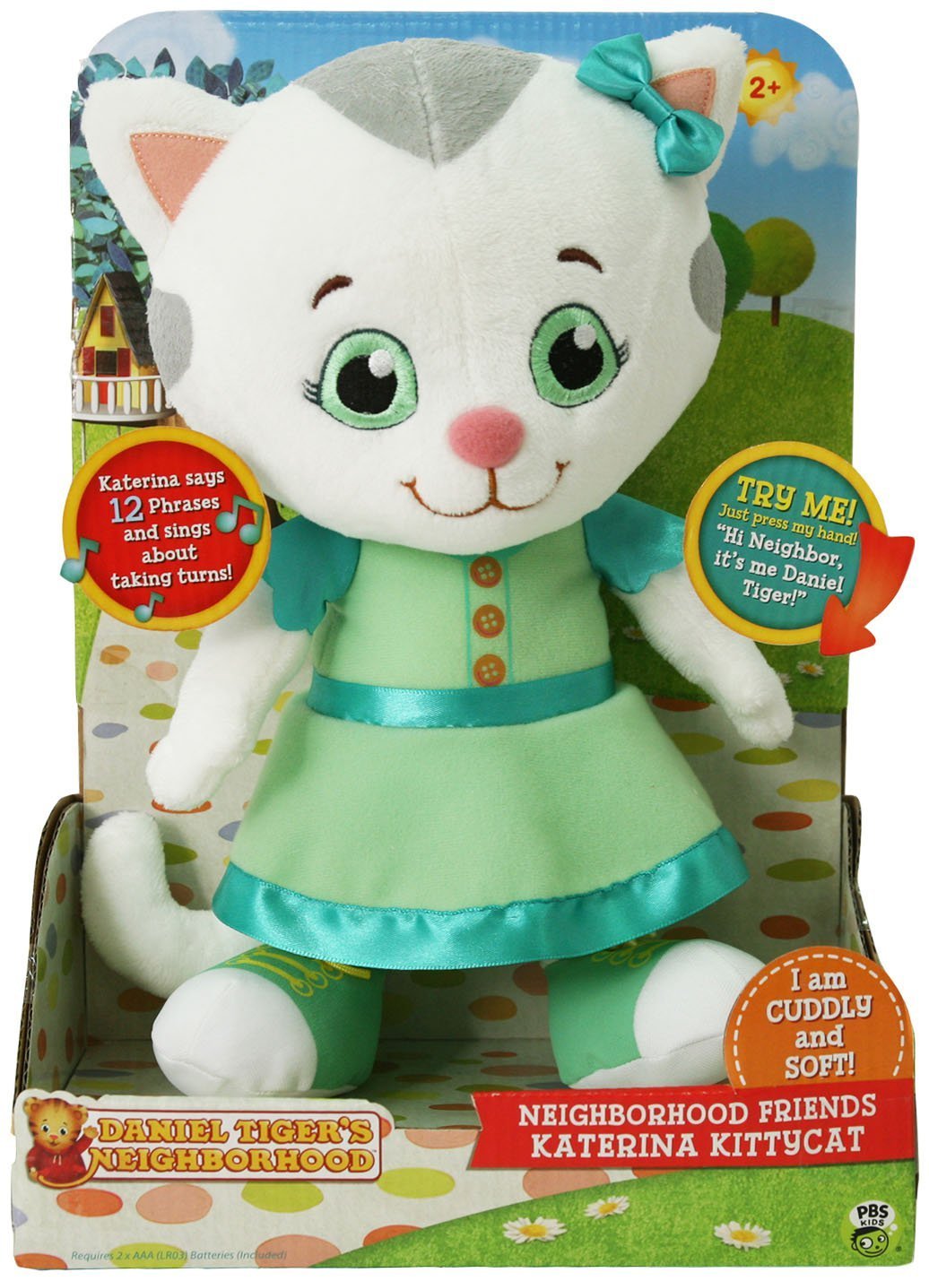 Daniel Tiger's Neighborhood Friend Katerina Kittycat Plush - Image 3