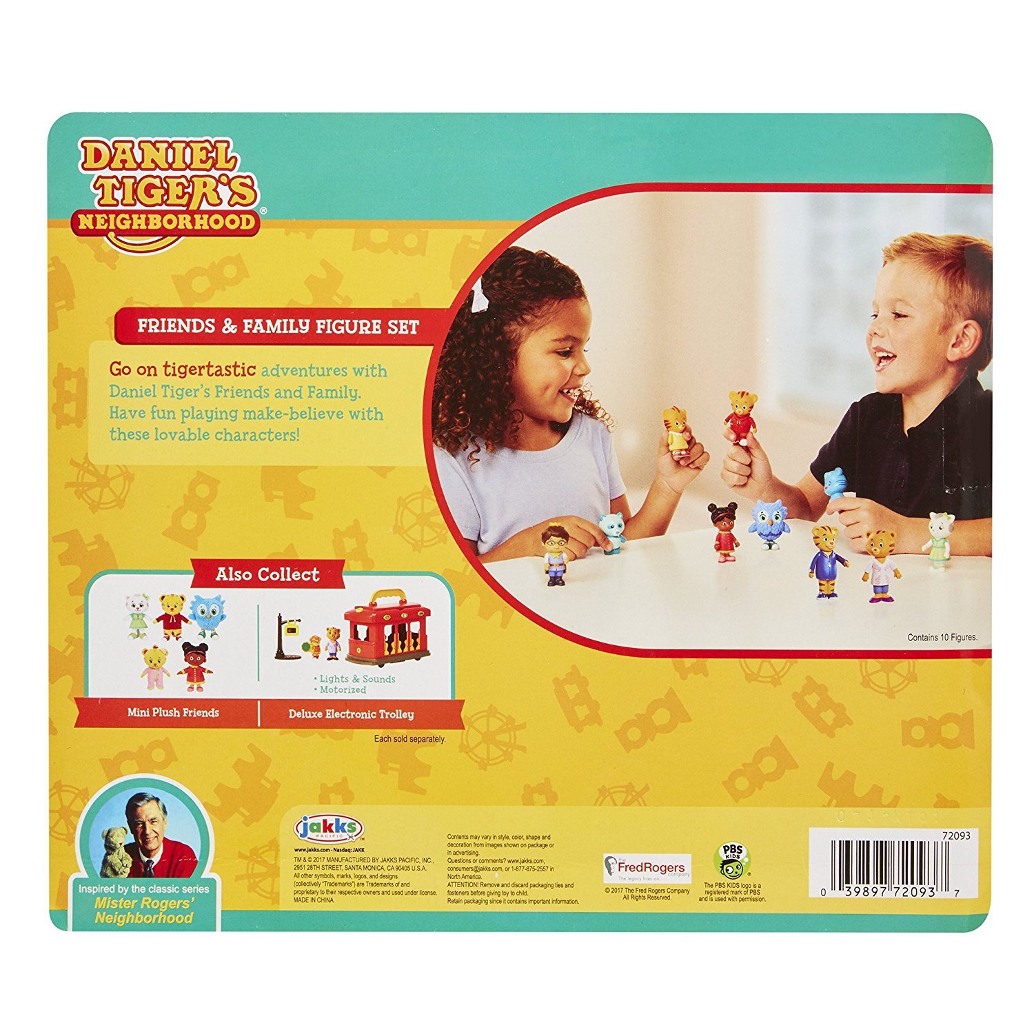 Daniel Tiger's Neighborhood Friends & Family Figure Set (10 Pack) Includes: Daniel, Friends, Dad & Mom Tiger, Tigey & Exclusive Figure Pandy [Amazon Exclusive] - Image 5