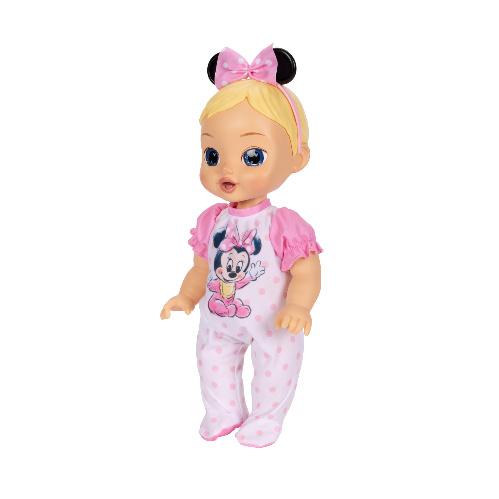 Disney Darlings 13-Inch Interactive Baby Doll – Magical Lights, Sounds, Music & Wand – Minnie-Inspired Nurturing Doll with Accessories – Multiple Skin Tones, Eye Colors – Ages 2 and Up - Image 10