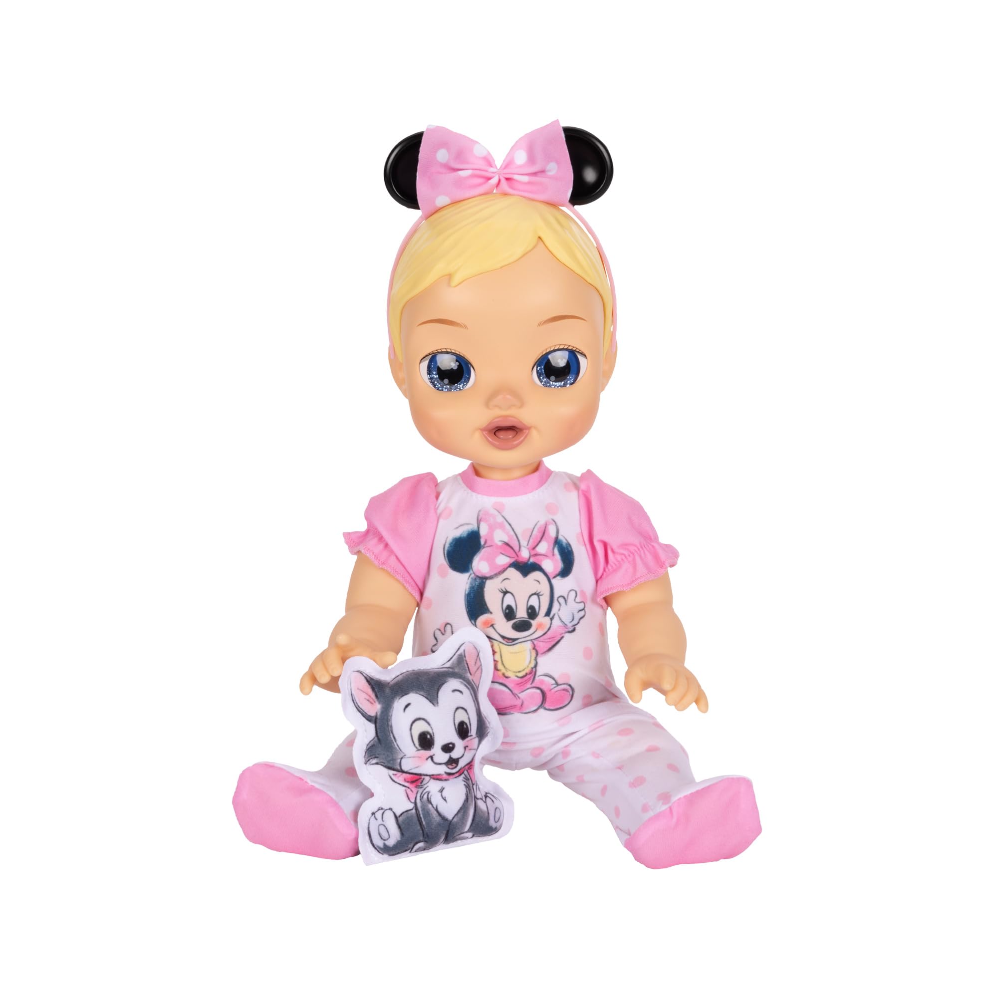Disney Darlings 13-Inch Interactive Baby Doll – Magical Lights, Sounds, Music & Wand – Minnie-Inspired Nurturing Doll with Accessories – Multiple Skin Tones, Eye Colors – Ages 2 and Up - Image 5