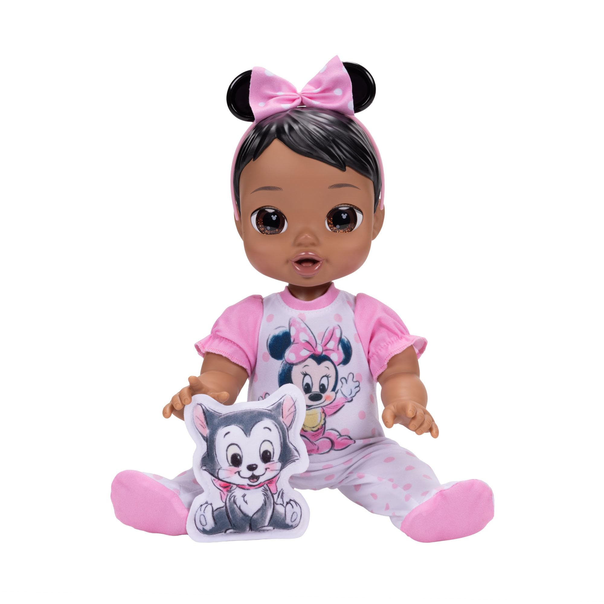 Disney Darlings 13-Inch Interactive Baby Doll – Magical Lights, Sounds, Music & Wand – Minnie-Inspired Nurturing Doll with Accessories – Multiple Skin Tones, Eye Colors – Ages 2 and Up - Image 4