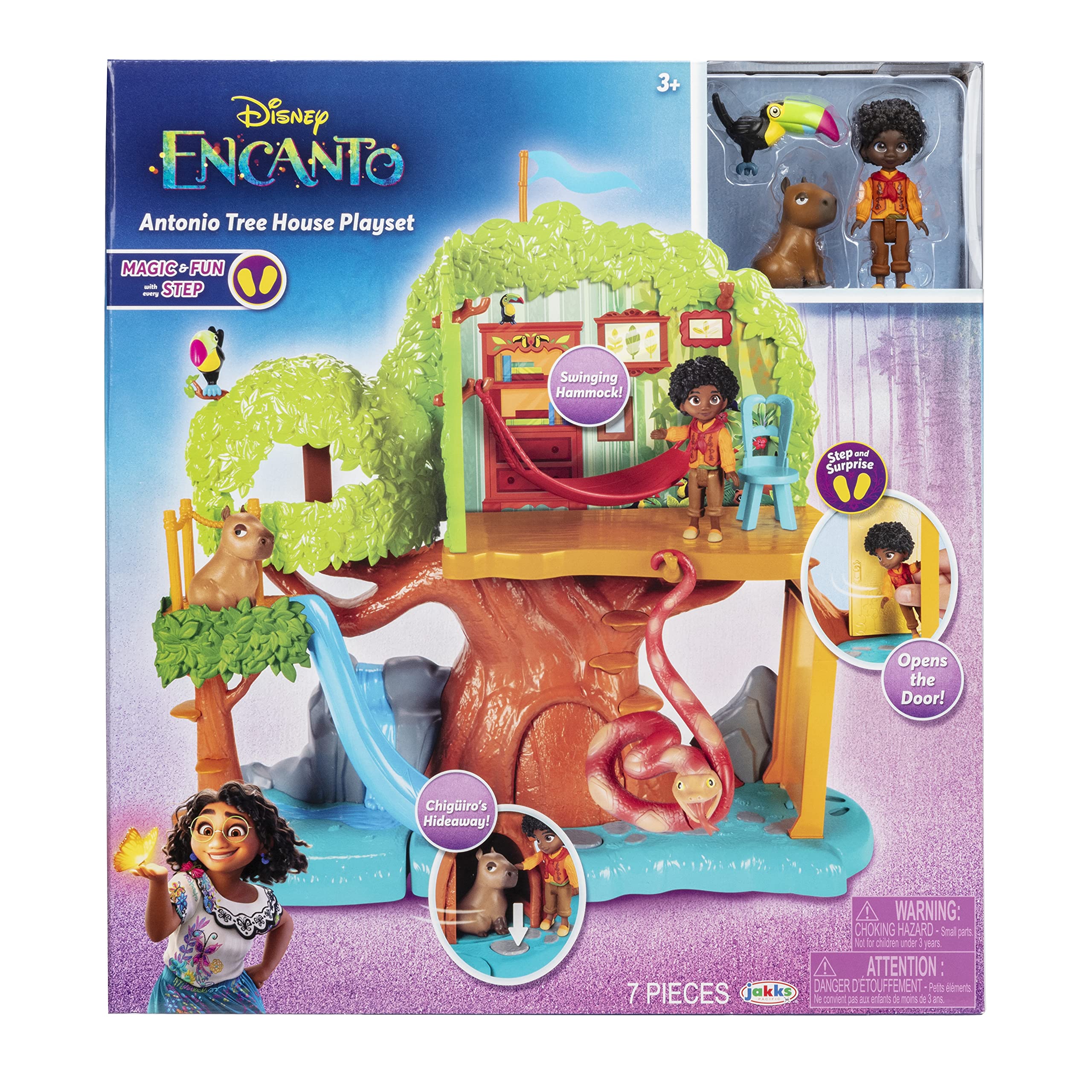 Disney Encanto Antonio's Tree House Playset with Antonio Doll Figure & Animal Friends - Image 7