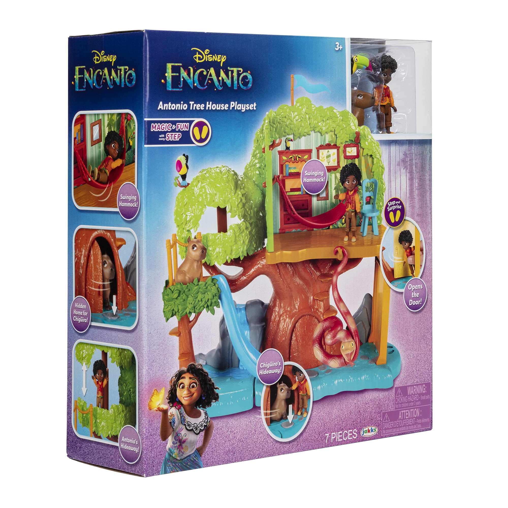 Disney Encanto Antonio's Tree House Playset with Antonio Doll Figure & Animal Friends - Image 9