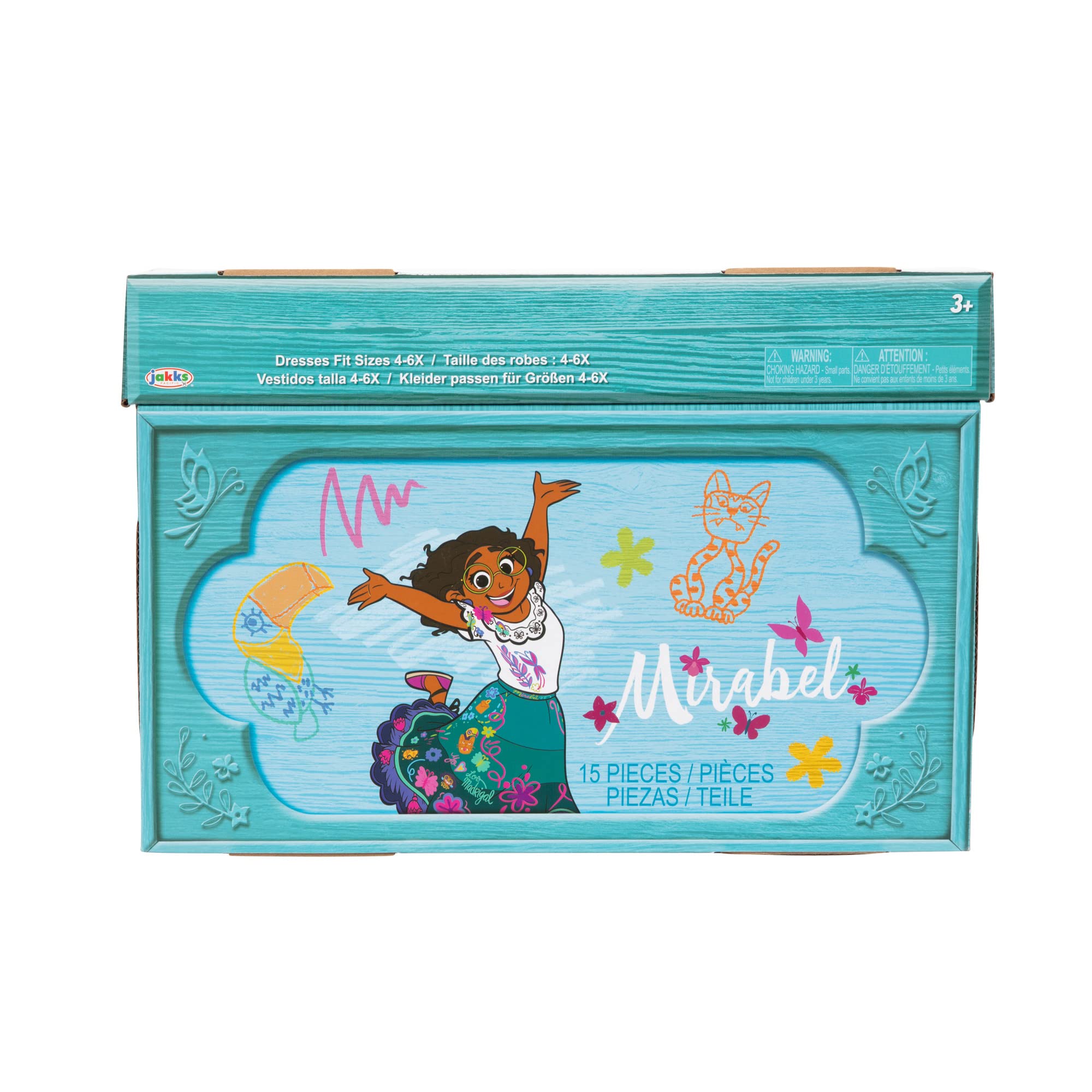 Disney Encanto Madrigal Sisters Dress Up Trunk, Mirabel & Isabela Fashion Dresses Fit Sizes 4-6x [Amazon Exclusive] - Image 8