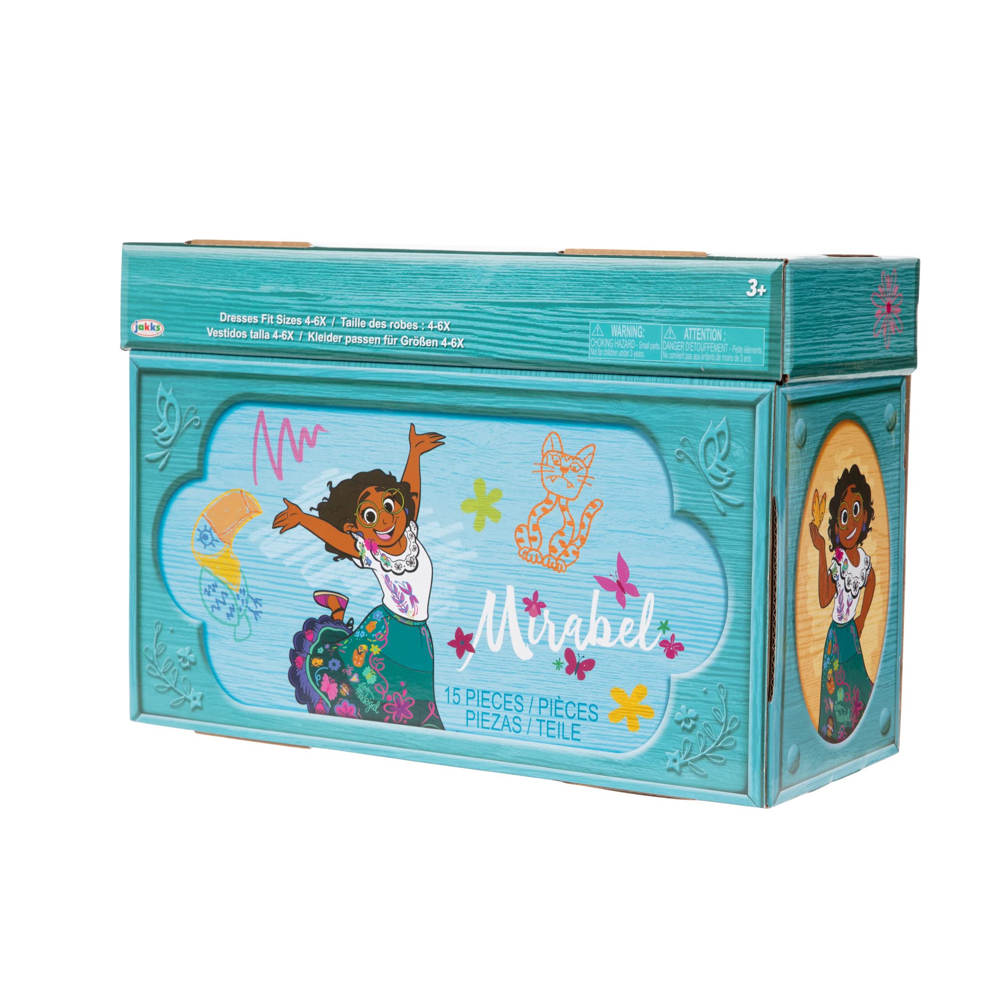 Disney Encanto Madrigal Sisters Dress Up Trunk, Mirabel & Isabela Fashion Dresses Fit Sizes 4-6x [Amazon Exclusive] - Image 9