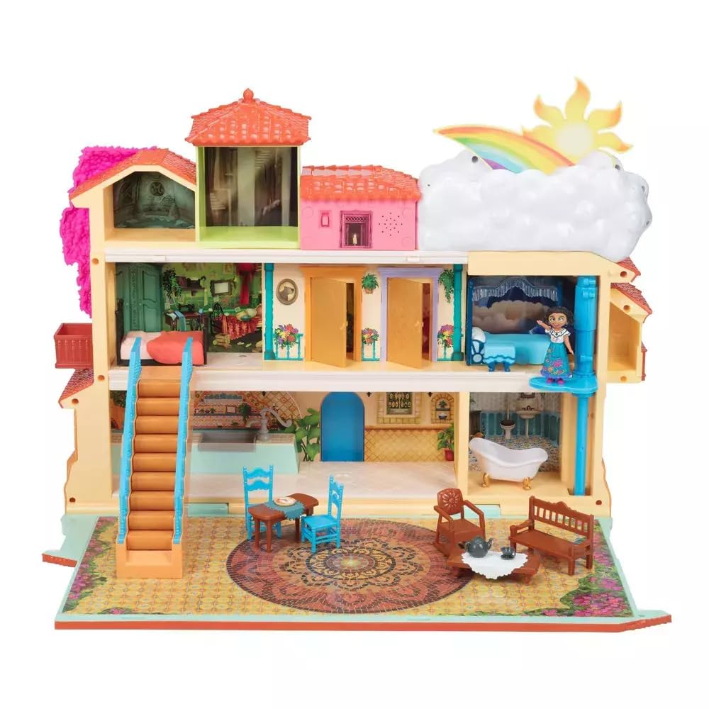 Disney Encanto Magical Madrigal House Playset with Mirabel Doll & 14 Accessories - Features Lights, Sounds & Music! - Image 6