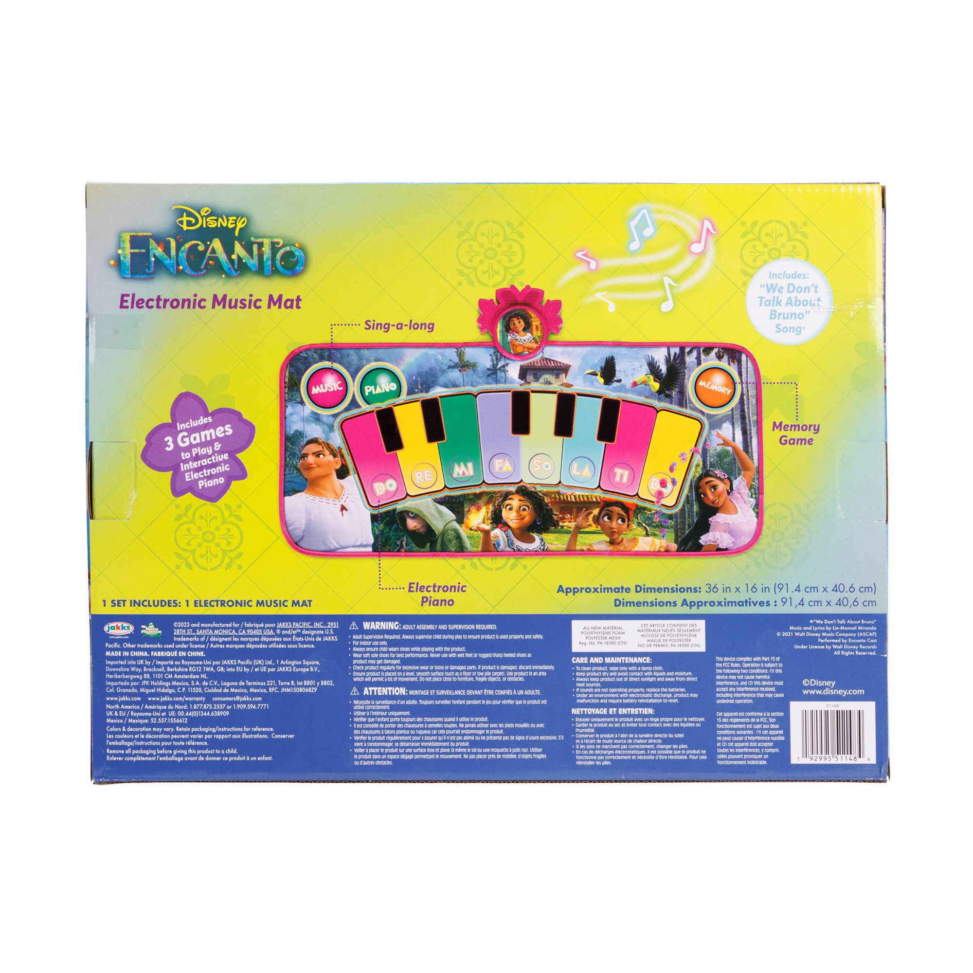 Disney Encanto Music Mat Kids Electronic Piano Dance Mat with Music & Sounds! - Image 7