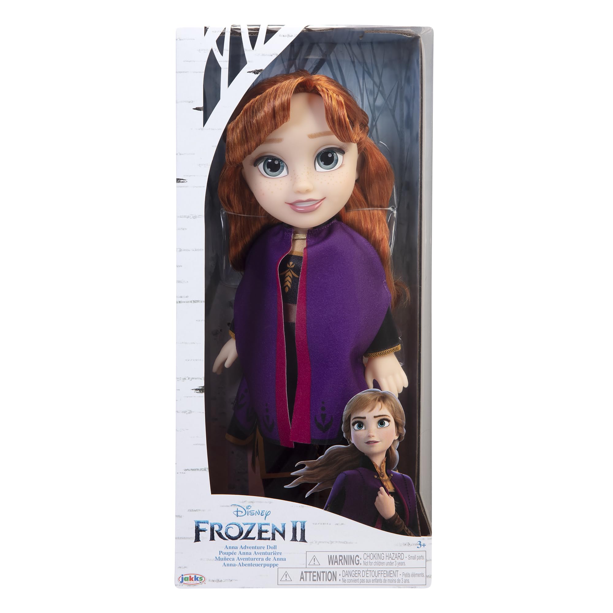 Disney Frozen 2 Anna Travel Doll 14 Inches Tall - Image 4