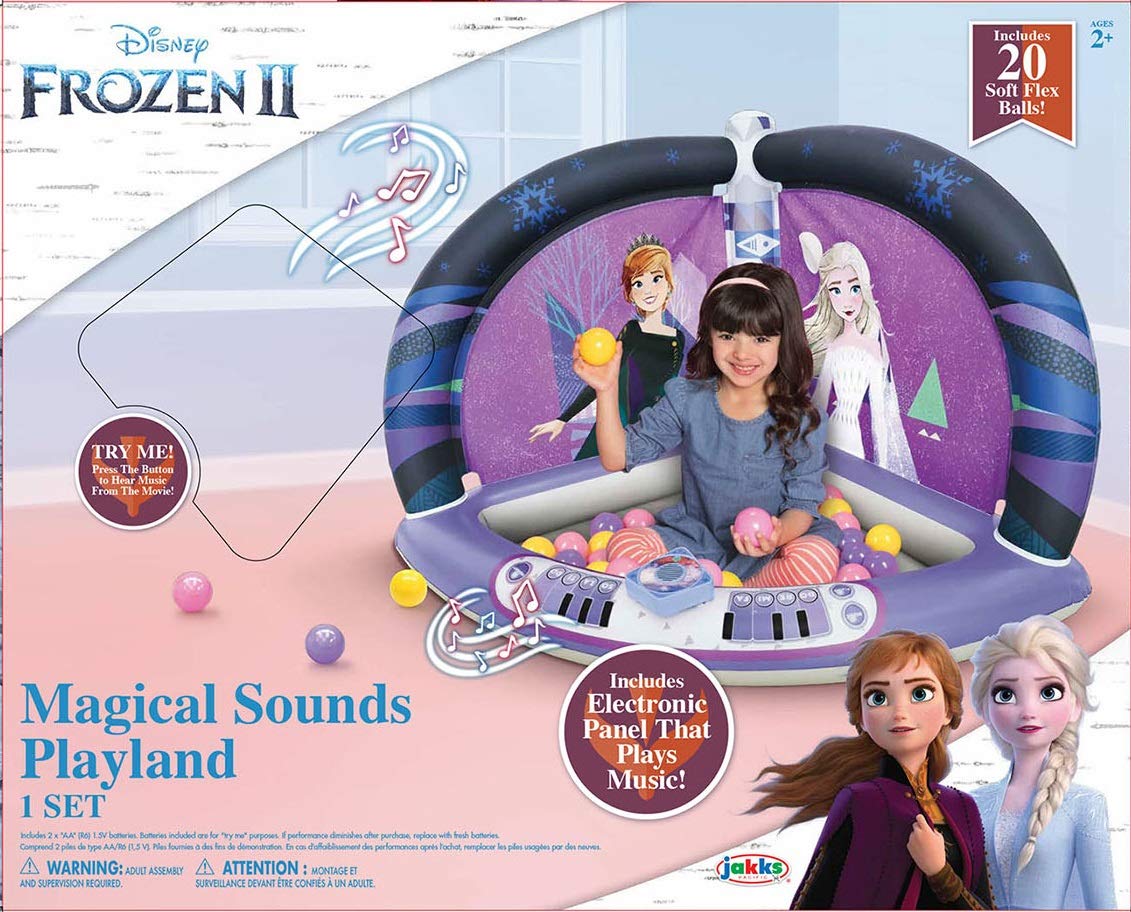 Disney Frozen 2 Kids Ball Pit with 20 Balls and Music Feature - Image 4