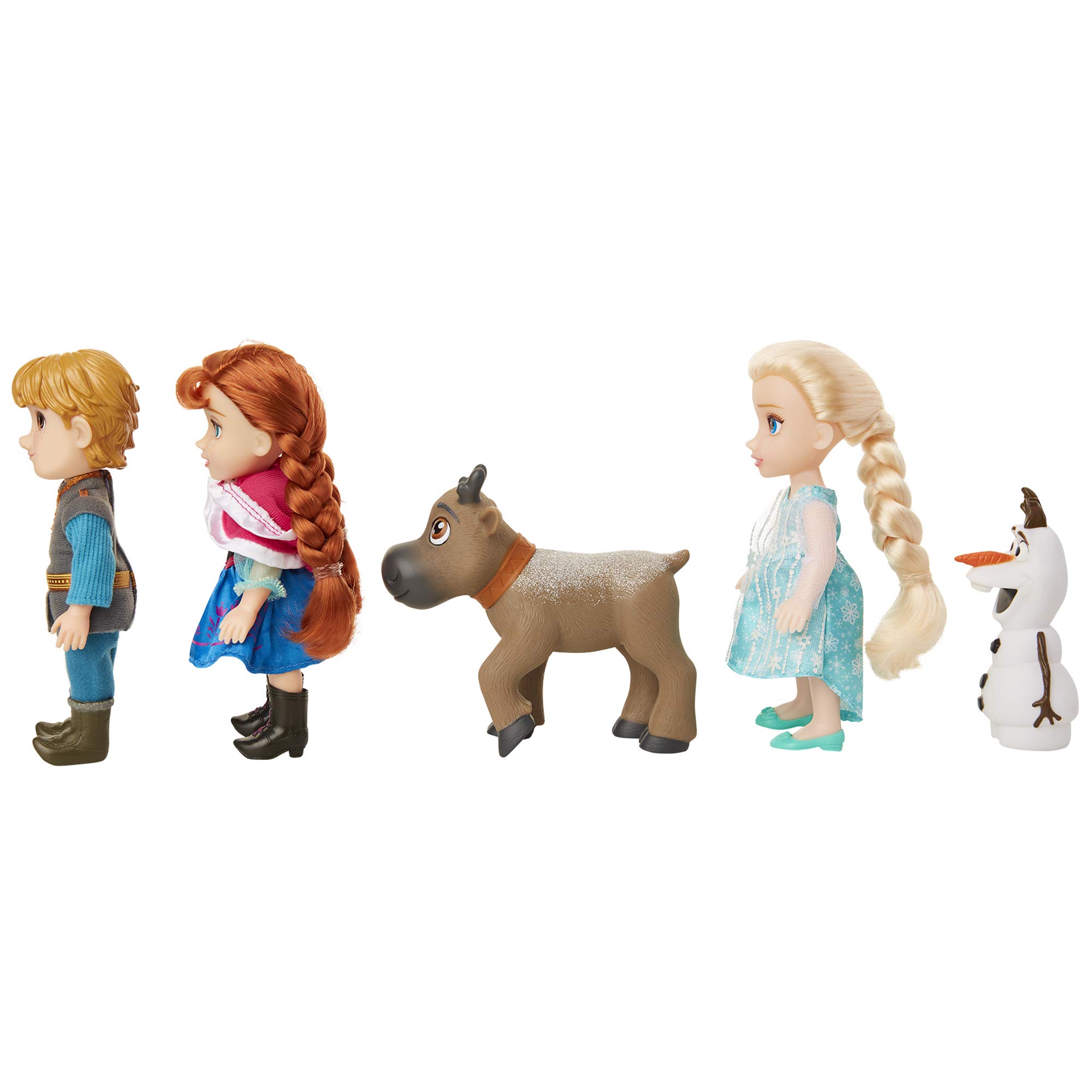 Disney Frozen Deluxe Petite Doll Gift Set - Includes Anna, Elsa, Kristoff, Sven and Olaf! Dolls are Approximately 6 inches Tall - Perfect for Any Frozen Fan! - Image 11