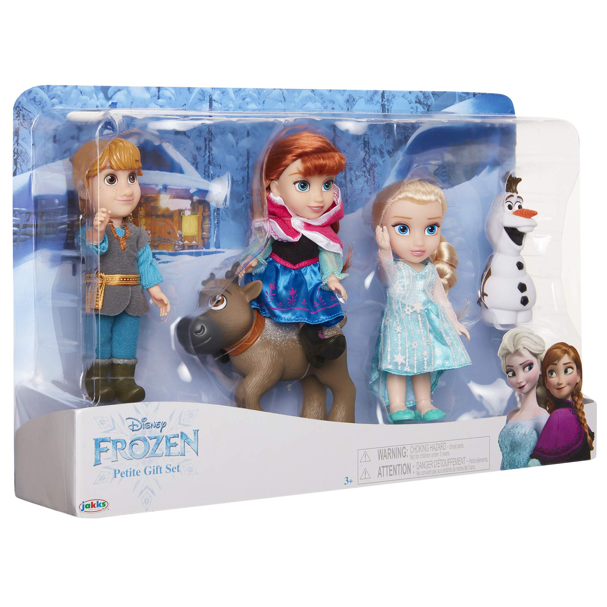 Disney Frozen Deluxe Petite Doll Gift Set - Includes Anna, Elsa, Kristoff, Sven and Olaf! Dolls are Approximately 6 inches Tall - Perfect for Any Frozen Fan! - Image 8