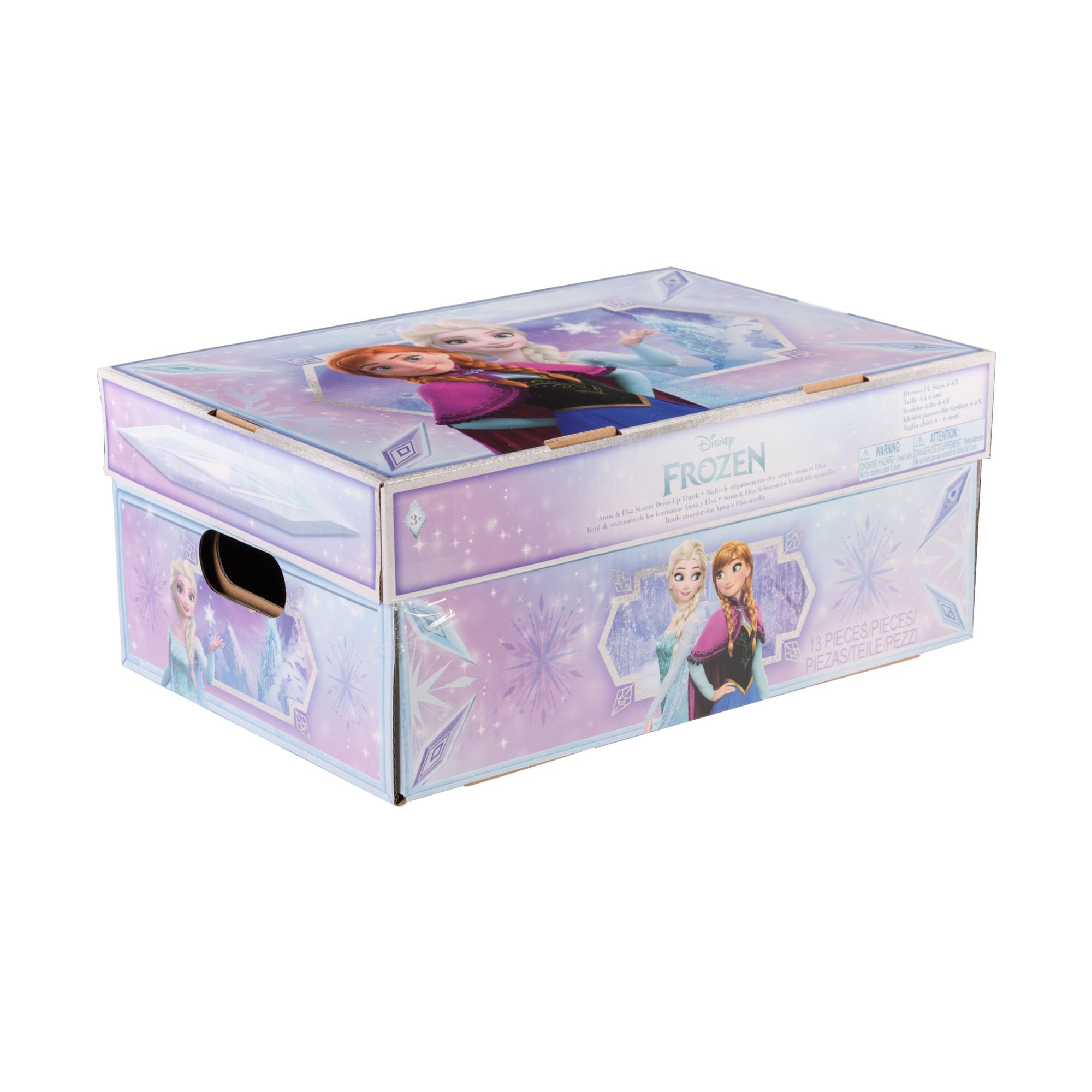 Disney Frozen Elsa & Anna Sisters Dress Up Trunk New 2025 [Amazon Exclusive] - Image 3