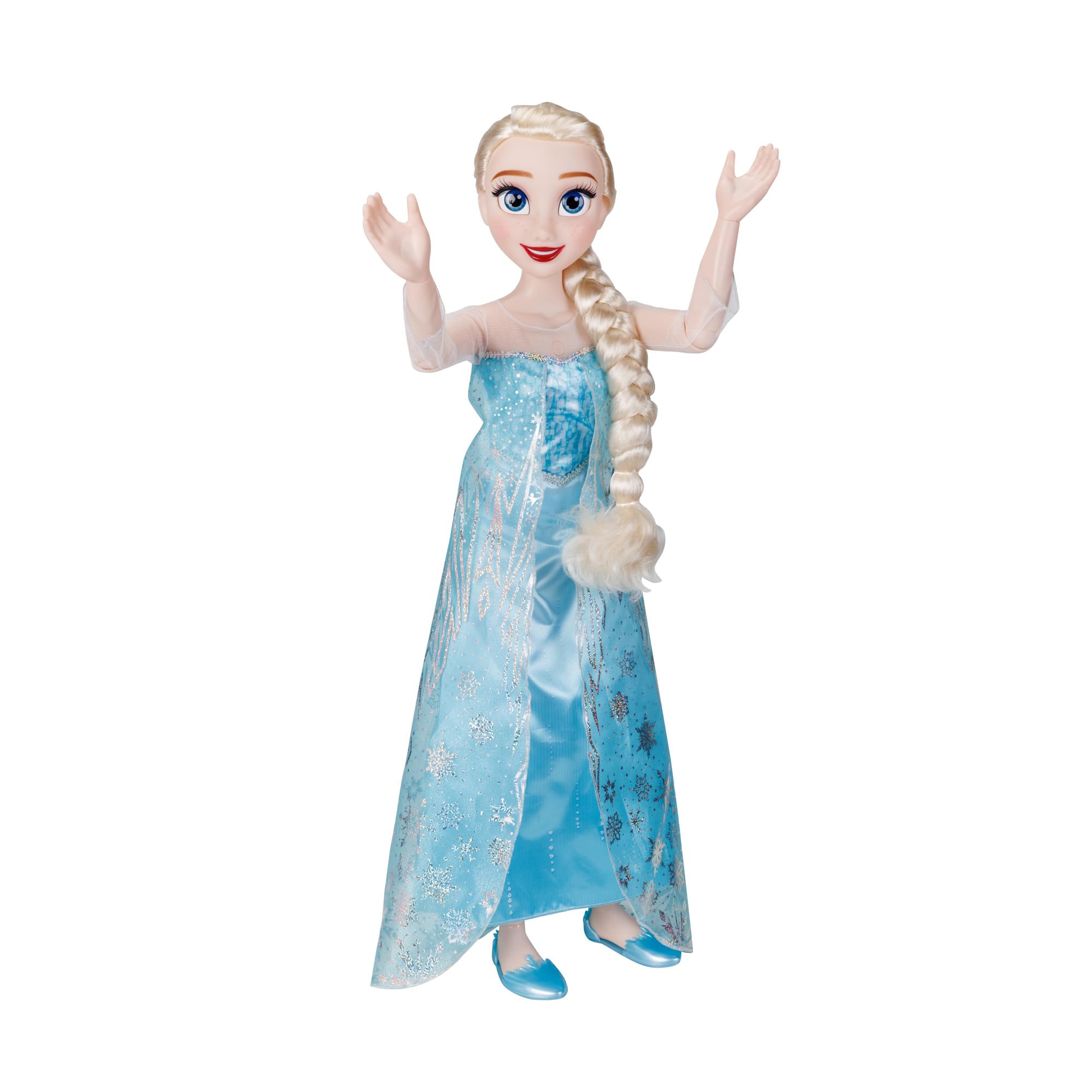 Disney Frozen Elsa Doll, 100 Ice Powers, Light Up & Music Sounds, Stands 32 Inches Tall, Sings 'Let It Go', Great for Girls - Image 5