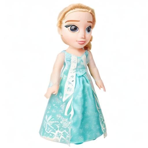 Disney Frozen Elsa Doll with Movie Inspired ICY Blue Outfit, Blue Shoes & Long Braided Hair Style - Approximately 14" Tall, for Girls Ages 3 Year & Up - Image 8