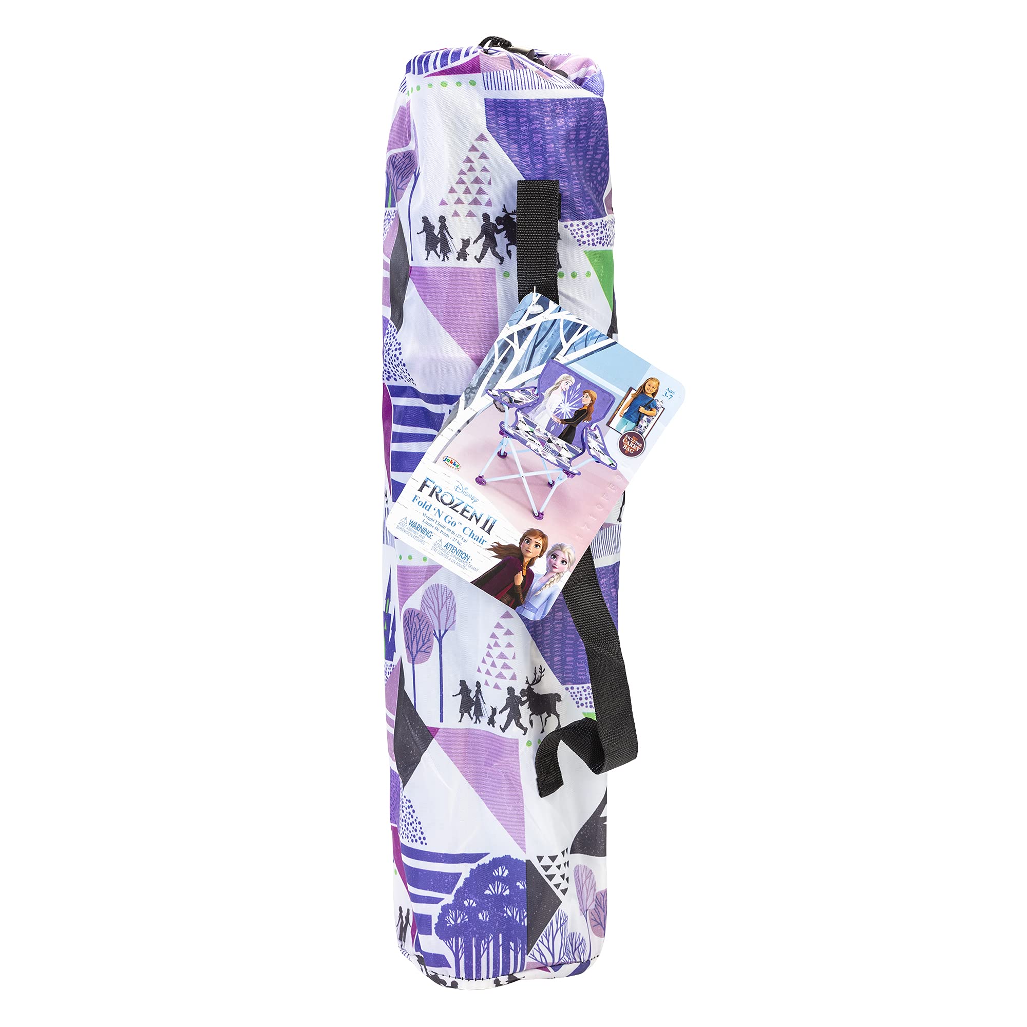 Disney Frozen Kids Chair Foldable for Camping, Sports or Patio with Carry Bag, Toddlers 24M+ - Image 6