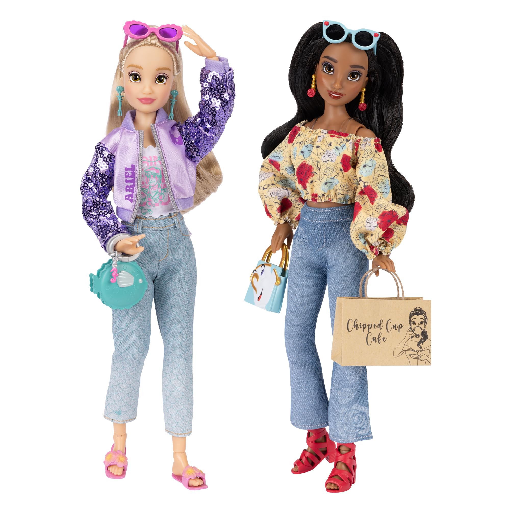 Disney ILY 4EVER Fashion Dolls Inspired by Belle 11.5" Tall with 13 Points of Articulation, Glittery Mickey Ring Included for You! - Image 3