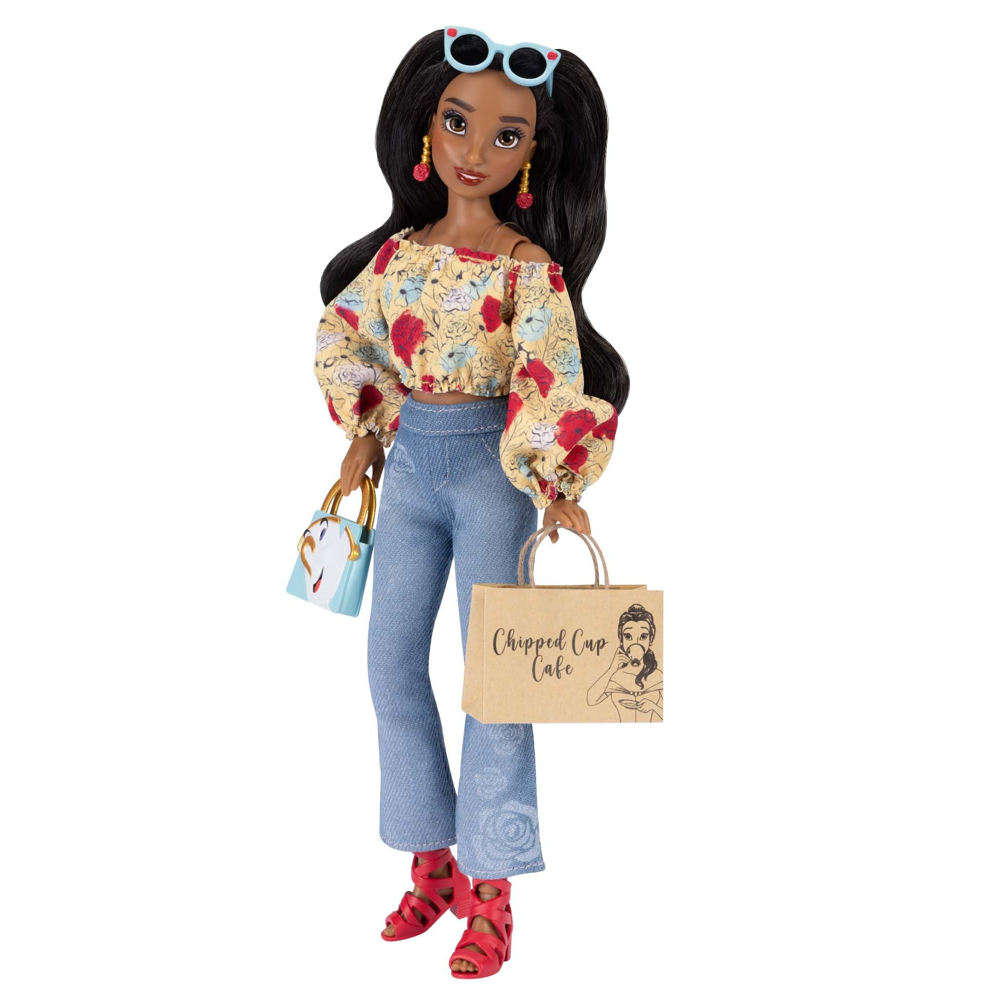 Disney ILY 4EVER Fashion Dolls Inspired by Belle 11.5" Tall with 13 Points of Articulation, Glittery Mickey Ring Included for You! - Image 5
