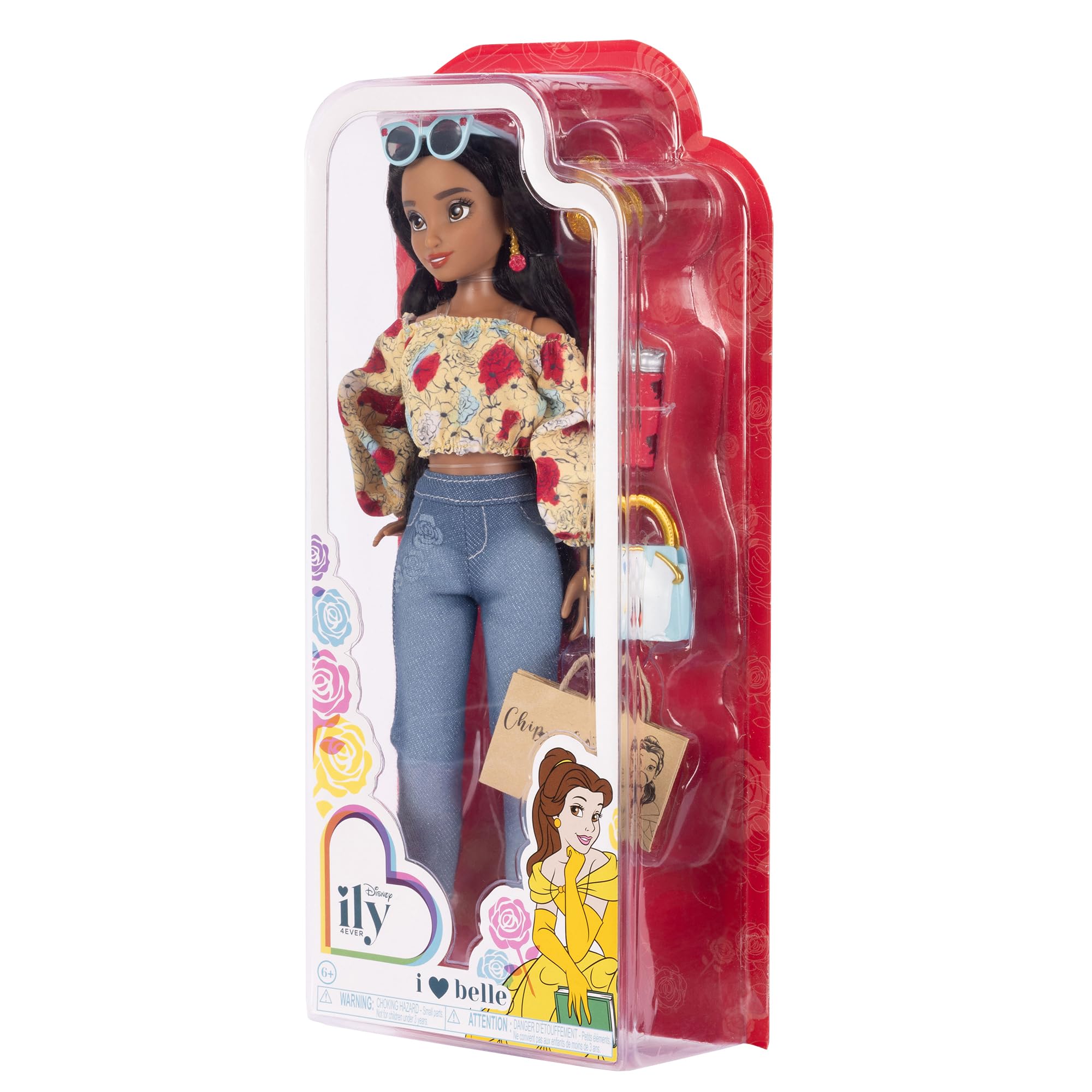 Disney ILY 4EVER Fashion Dolls Inspired by Belle 11.5" Tall with 13 Points of Articulation, Glittery Mickey Ring Included for You! - Image 9