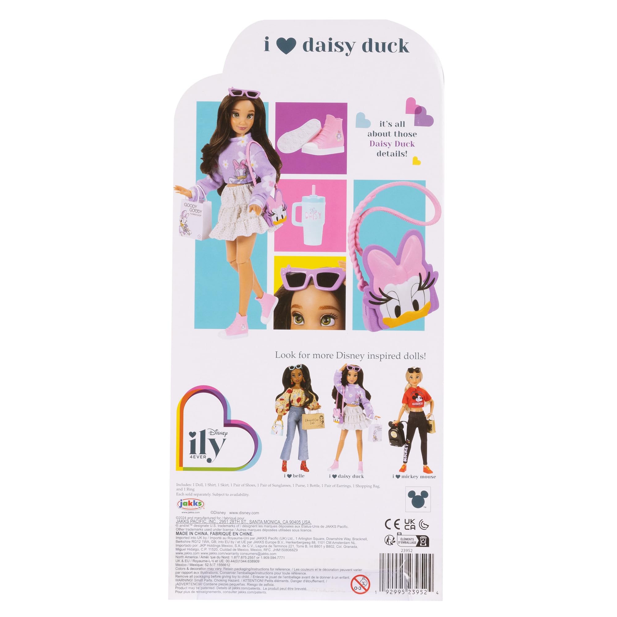 Disney ILY 4EVER Fashion Dolls Inspired By Daisy 11.5" Tall with 13 Points of Articulation, Glittery Mickey Ring Included for You! - Image 7