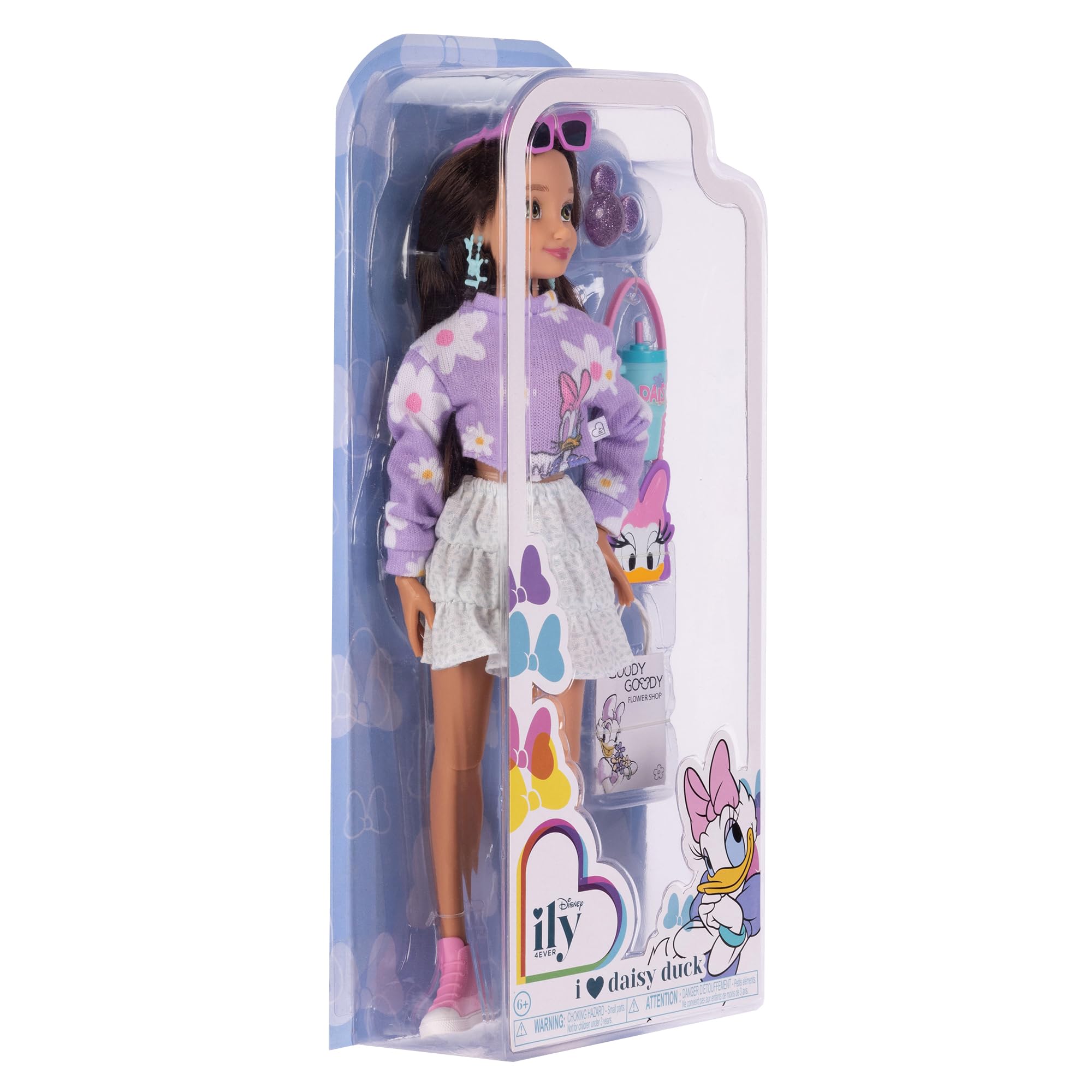 Disney ILY 4EVER Fashion Dolls Inspired By Daisy 11.5" Tall with 13 Points of Articulation, Glittery Mickey Ring Included for You! - Image 8