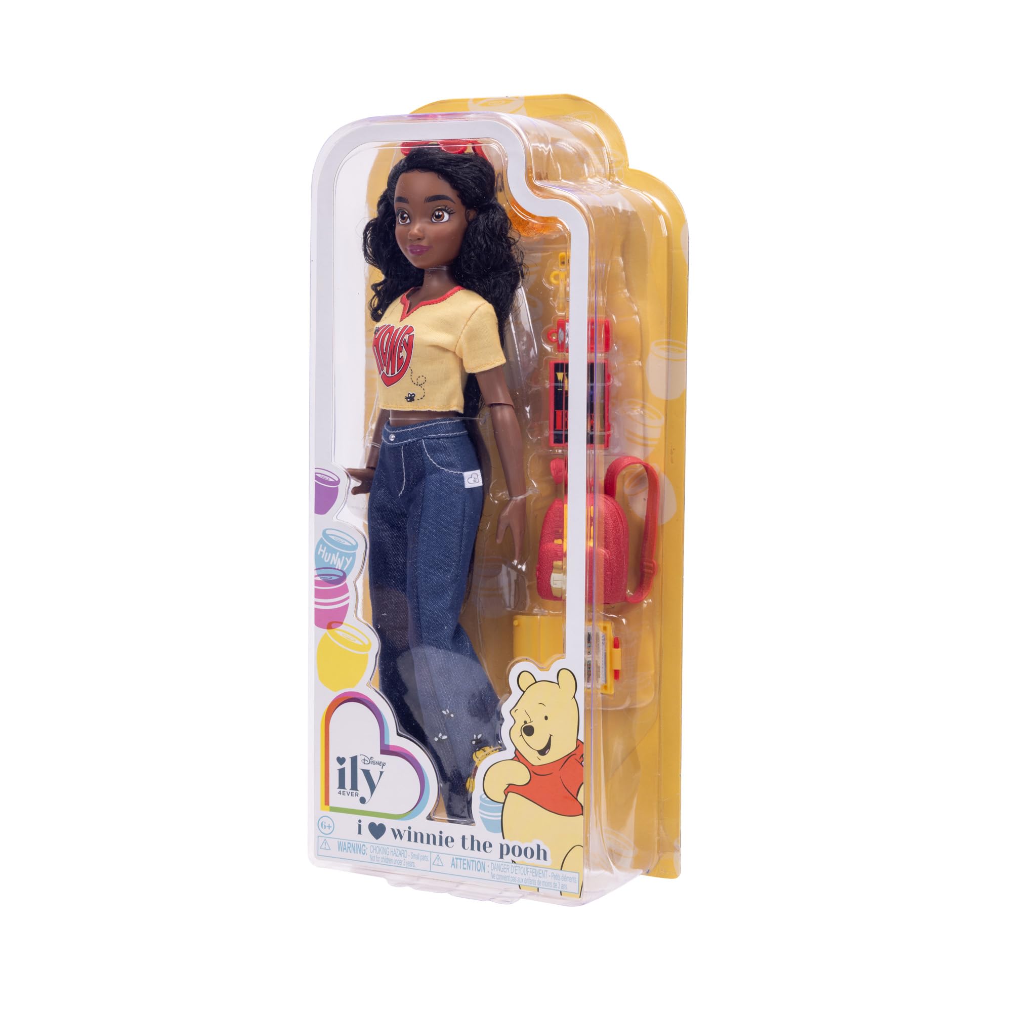 Disney ILY 4ever Fashion Dolls, Inspired by Winnie the Pooh 11.5" Tall with 13 Points of Articulation, Glittery Mickey Ring Included for You! - Image 6