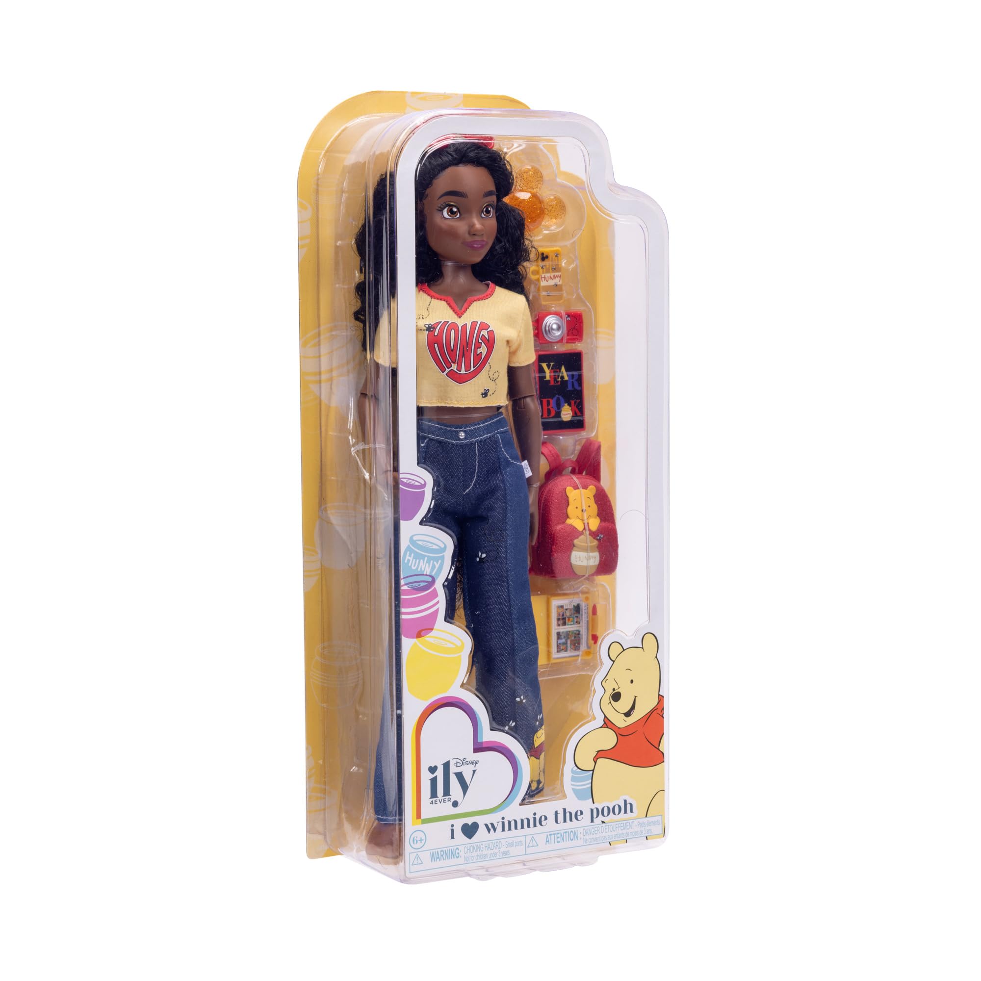 Disney ILY 4ever Fashion Dolls, Inspired by Winnie the Pooh 11.5" Tall with 13 Points of Articulation, Glittery Mickey Ring Included for You! - Image 8