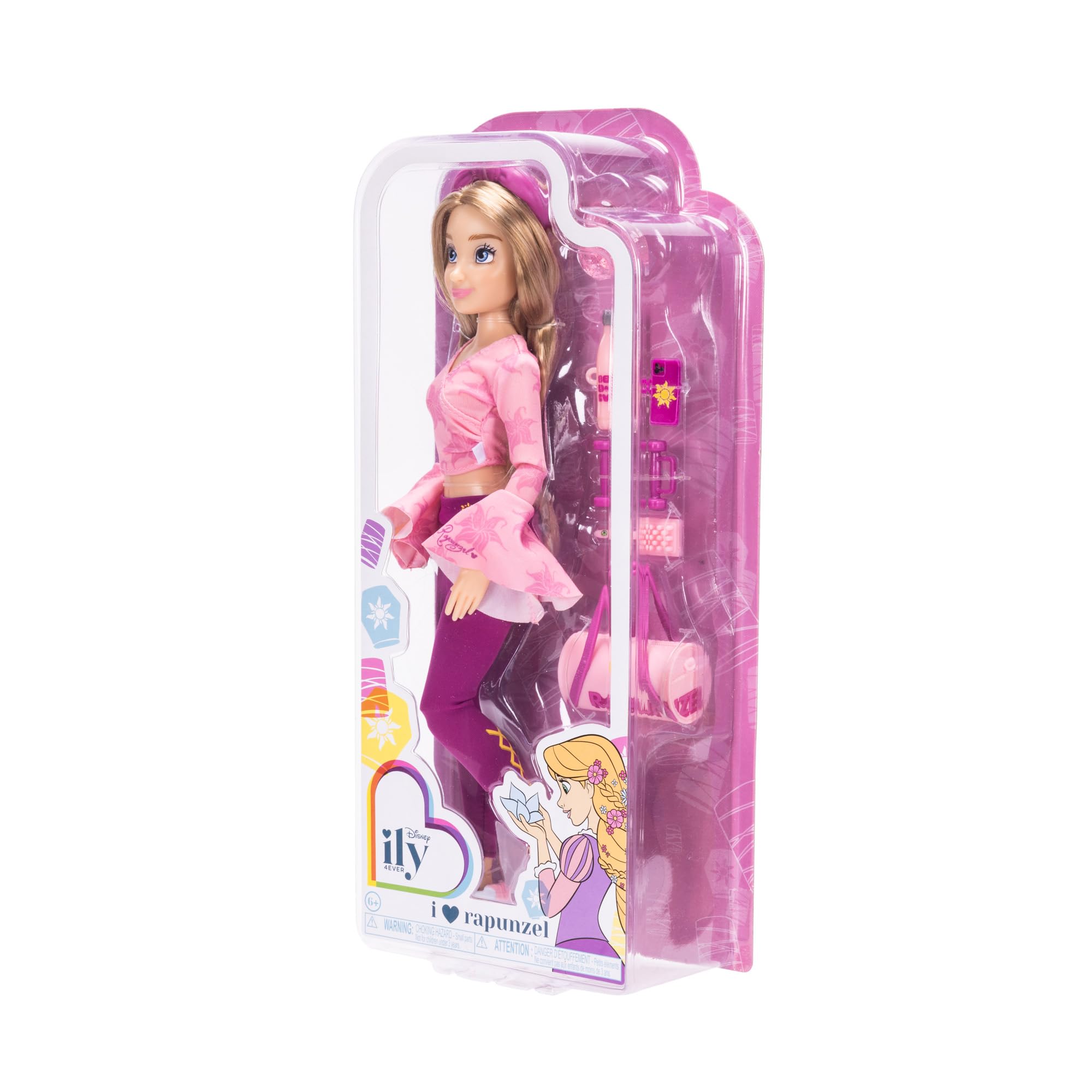 Disney ILY 4EVER Fashion Dolls Rapunzel Inspired 11.5" Tall with 13 Points of Articulation - Image 5