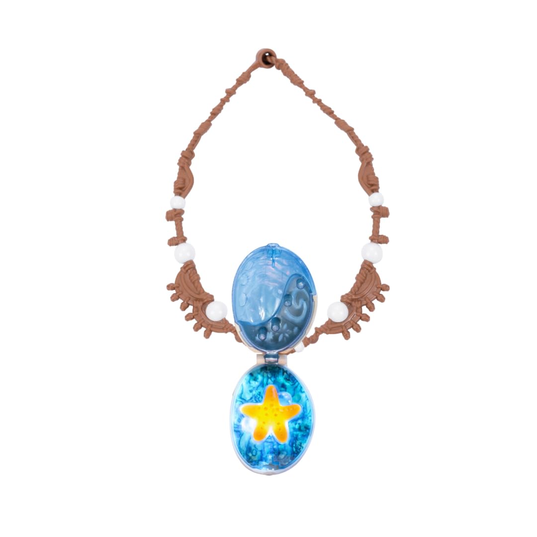 Disney Moana 2 Moana's Necklace Magical Sea Shell Star Light-Up Necklace for Girls Role Play and Dress Up, Officially Licensed by Disney, Great Birthday & Holiday Gift - Image 3