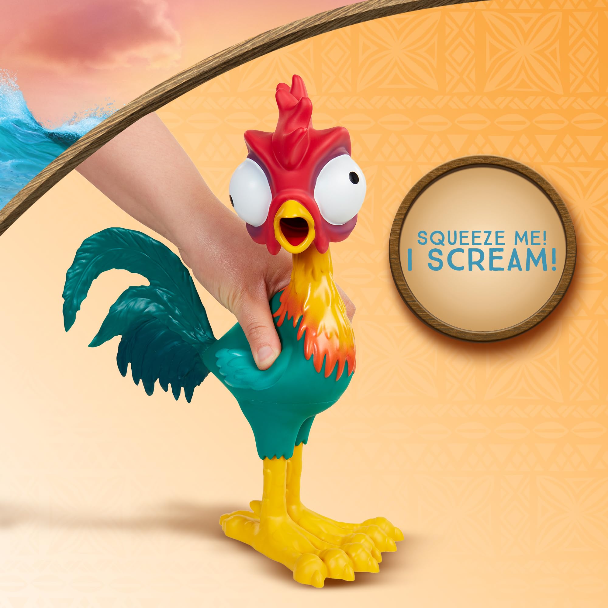 Disney Moana Squeeze and Scream HeiHei Toy Figure - Image 4