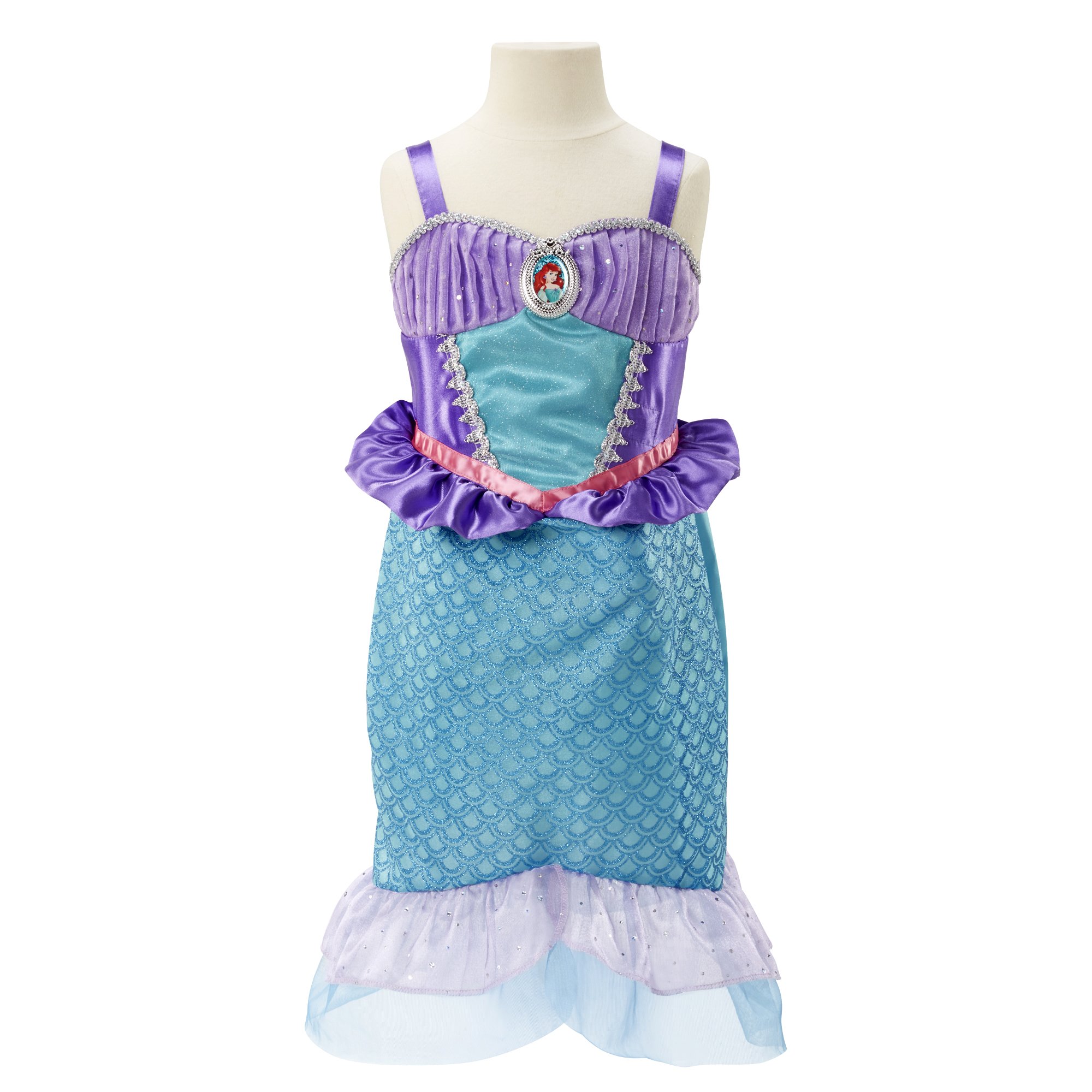 Disney Princess Ariel Sing & Shimmer Musical Dress – Sparkling Costume with Built-In Music, Ages 3–6, Size 4–6X – Amazon Exclusive - Image 4