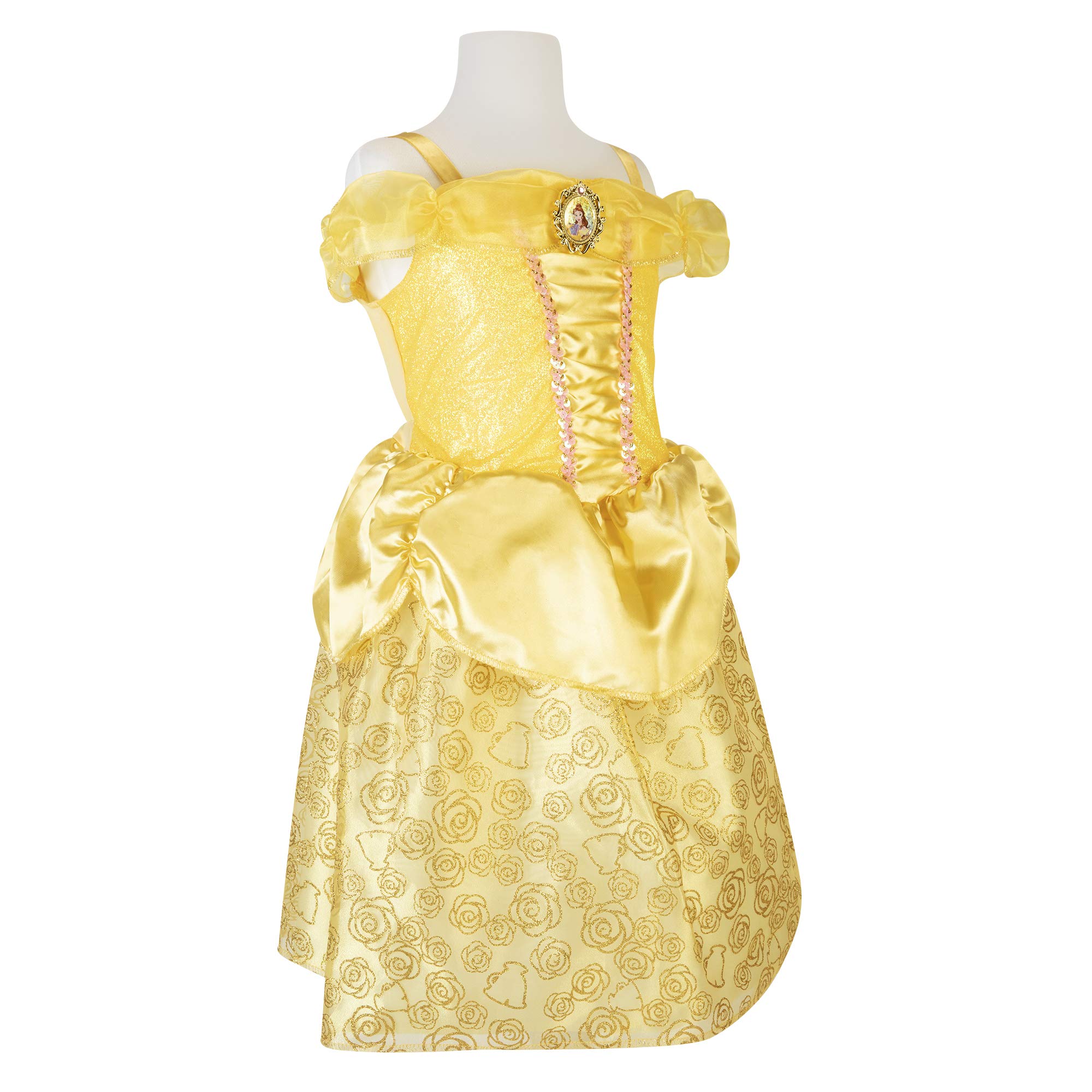 Disney Princess Belle Dress Costume for Girls, Perfect for Party, Halloween Or Pretend Play Dress Up - Image 3