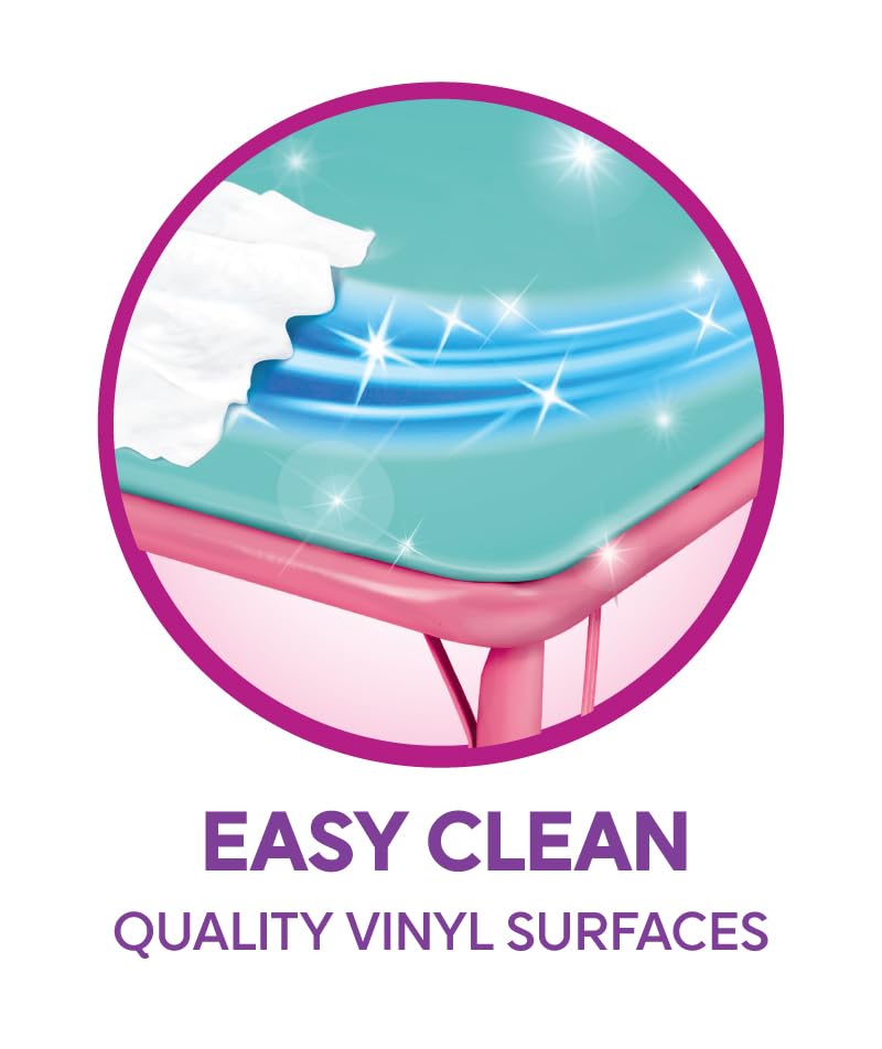 Disney Princess Girls Folding Table & Chairs Set for Kids and Toddlers 36 Months Up to 7 Years, Includes: 1 Table (36" L x 24" W x 20" H), 2 Chairs (13" L x 13.5" W x 21" H) Weight Limit: 70 lb - Image 5