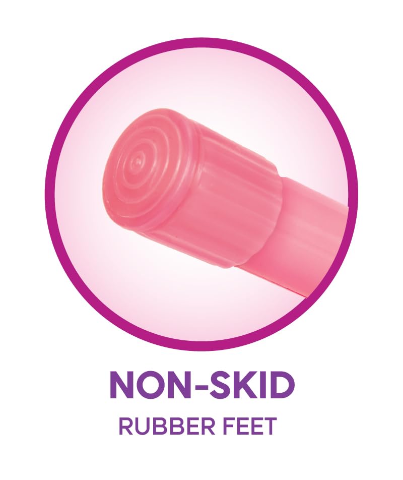 Disney Princess Girls Folding Table & Chairs Set for Kids and Toddlers 36 Months Up to 7 Years, Includes: 1 Table (36" L x 24" W x 20" H), 2 Chairs (13" L x 13.5" W x 21" H) Weight Limit: 70 lb - Image 6