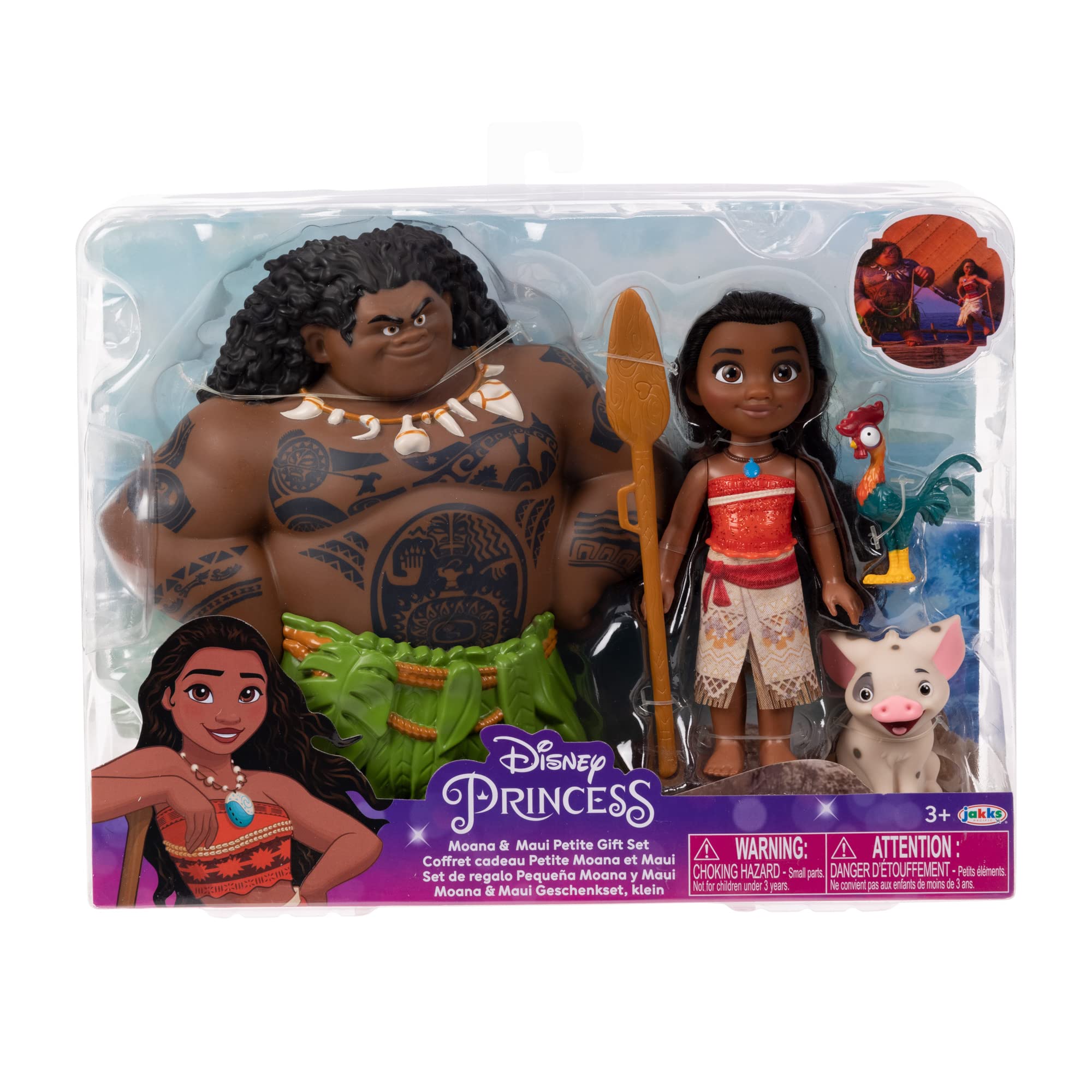 Disney Princess Moana & Maui Petite Doll Gift Set - Image 6