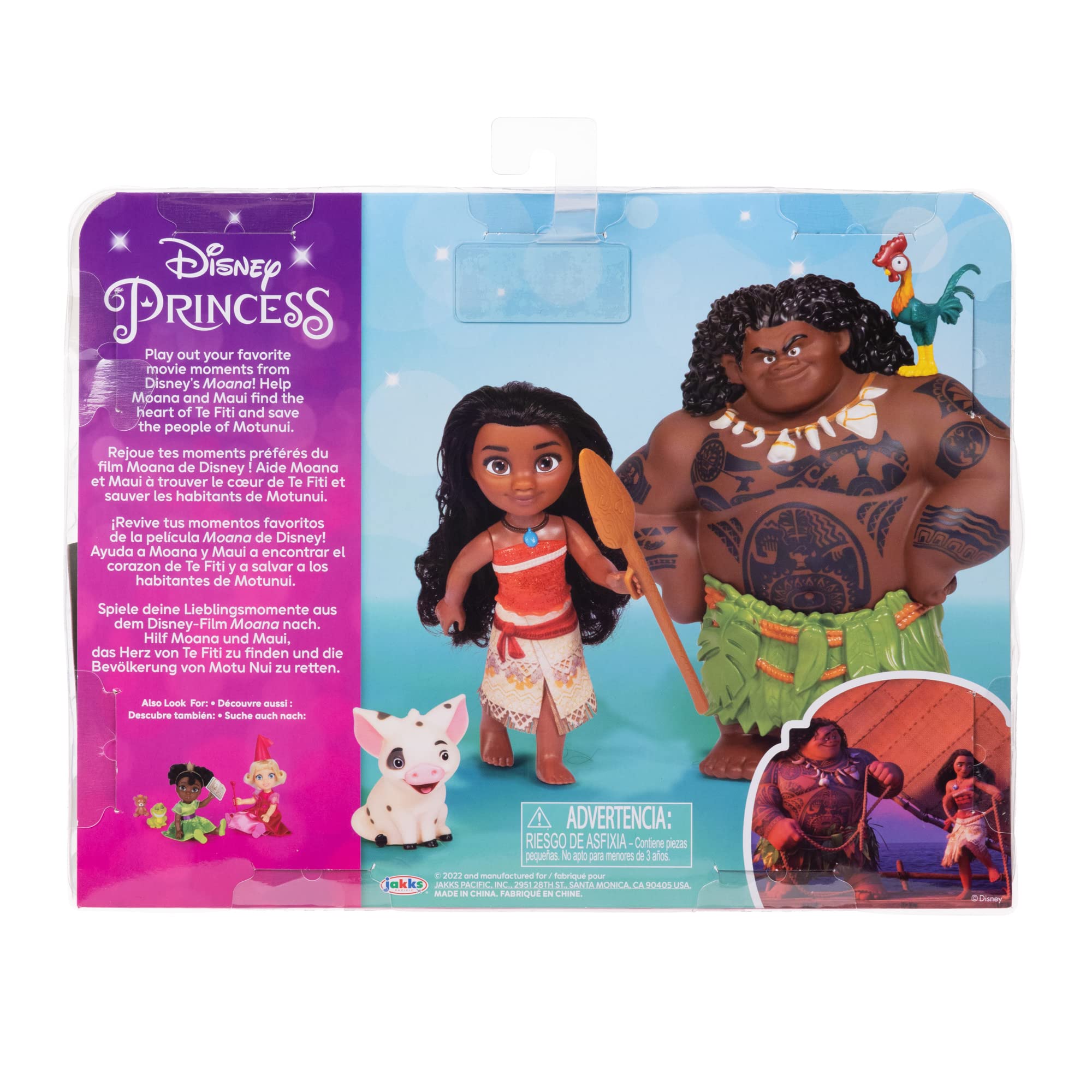 Disney Princess Moana & Maui Petite Doll Gift Set - Image 7