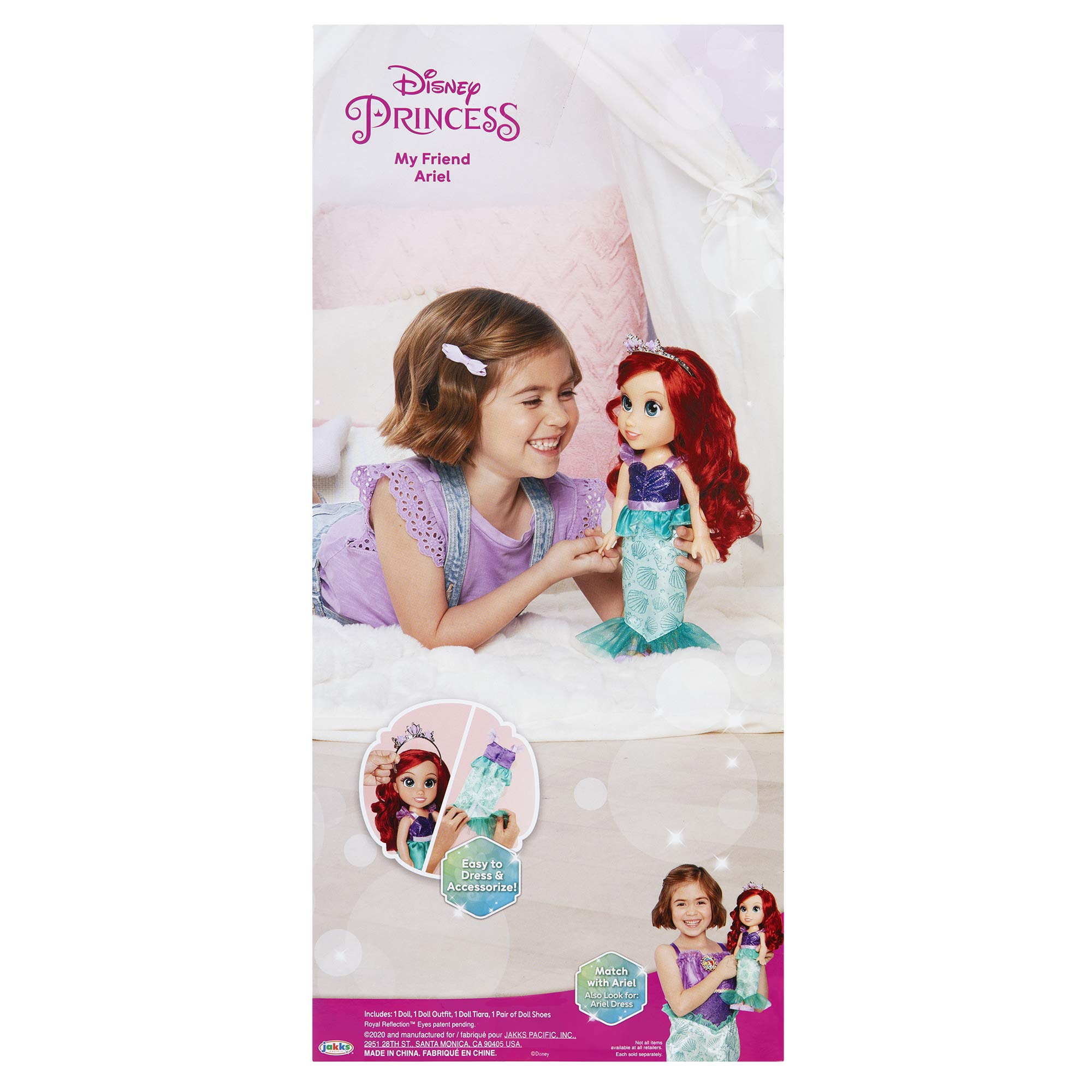 Disney Princess My Friend Ariel Doll 14" Tall Includes Removable Outfit and Tiara - Image 13