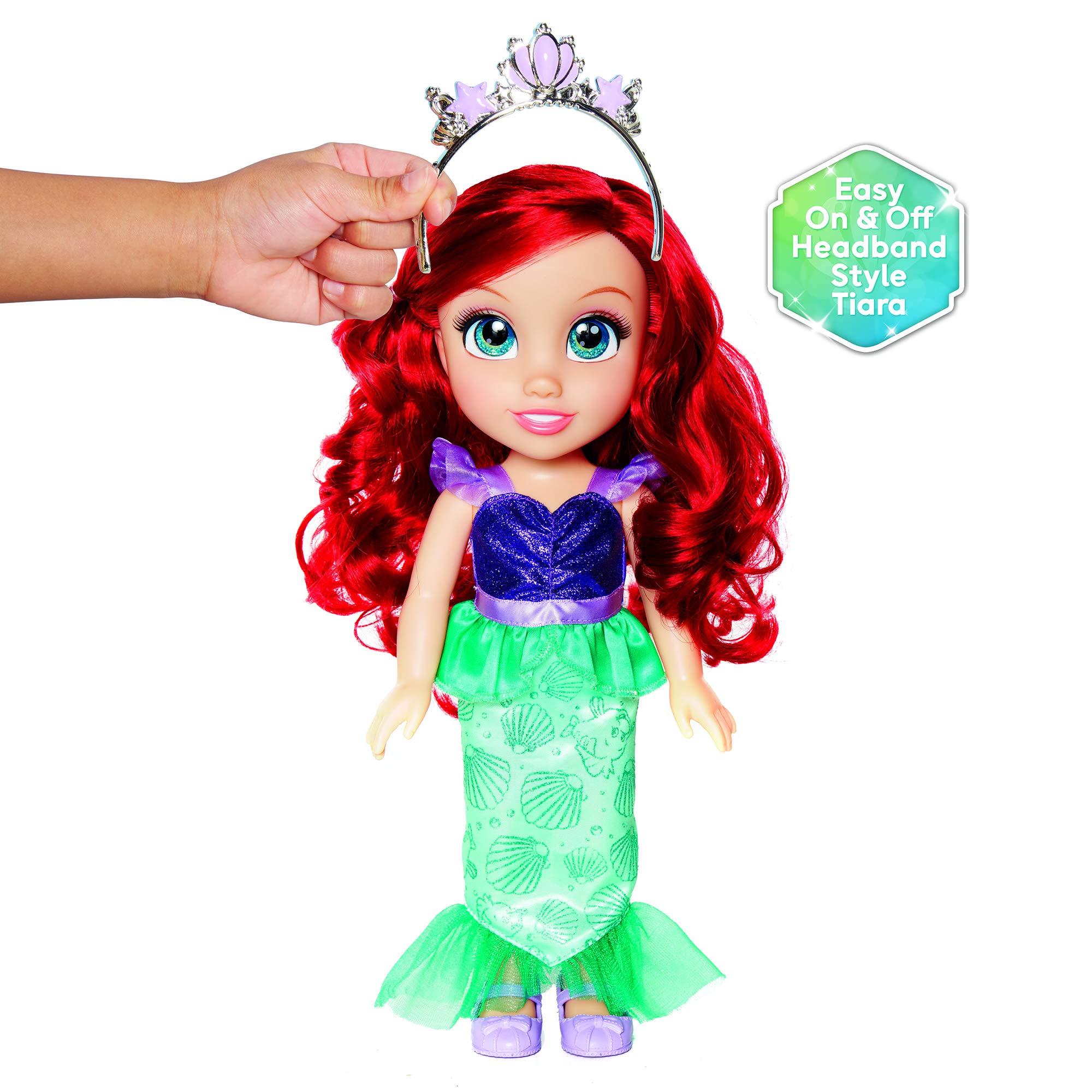 Disney Princess My Friend Ariel Doll 14" Tall Includes Removable Outfit and Tiara - Image 3