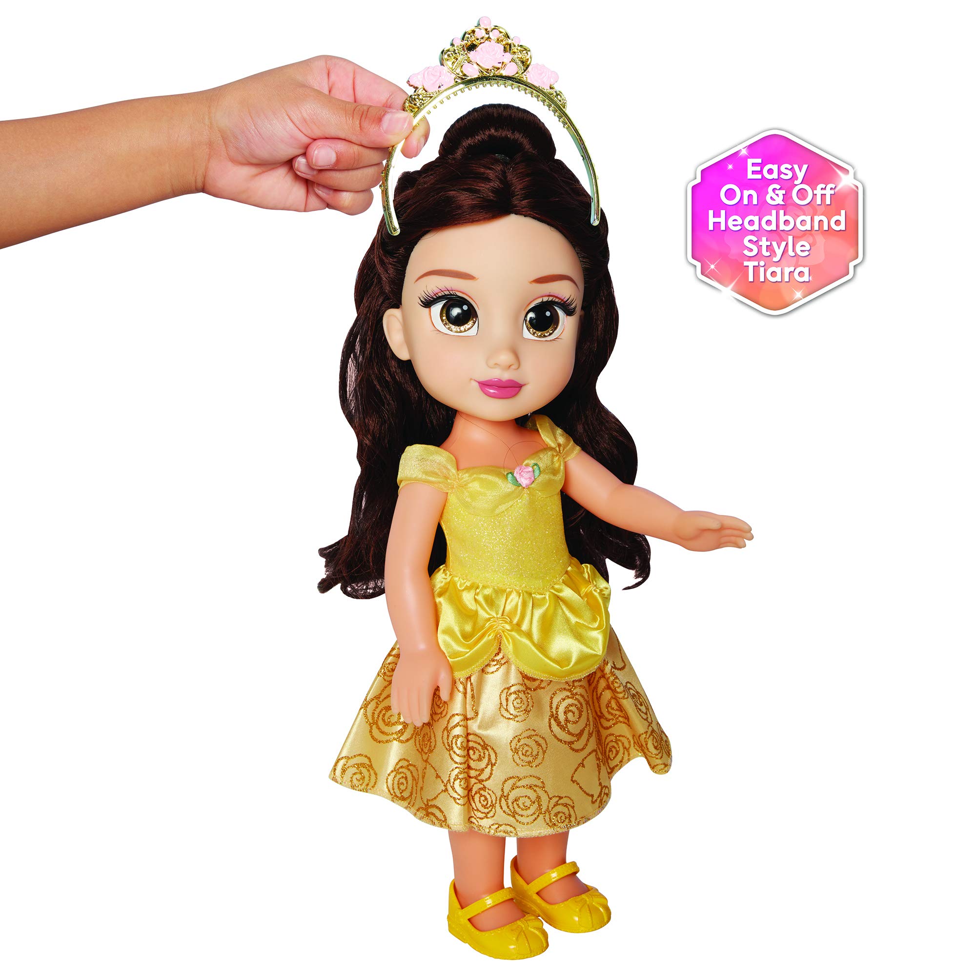 Disney Princess My Friend Belle Doll 14" Tall Includes Removable Outfit and Tiara - Image 3