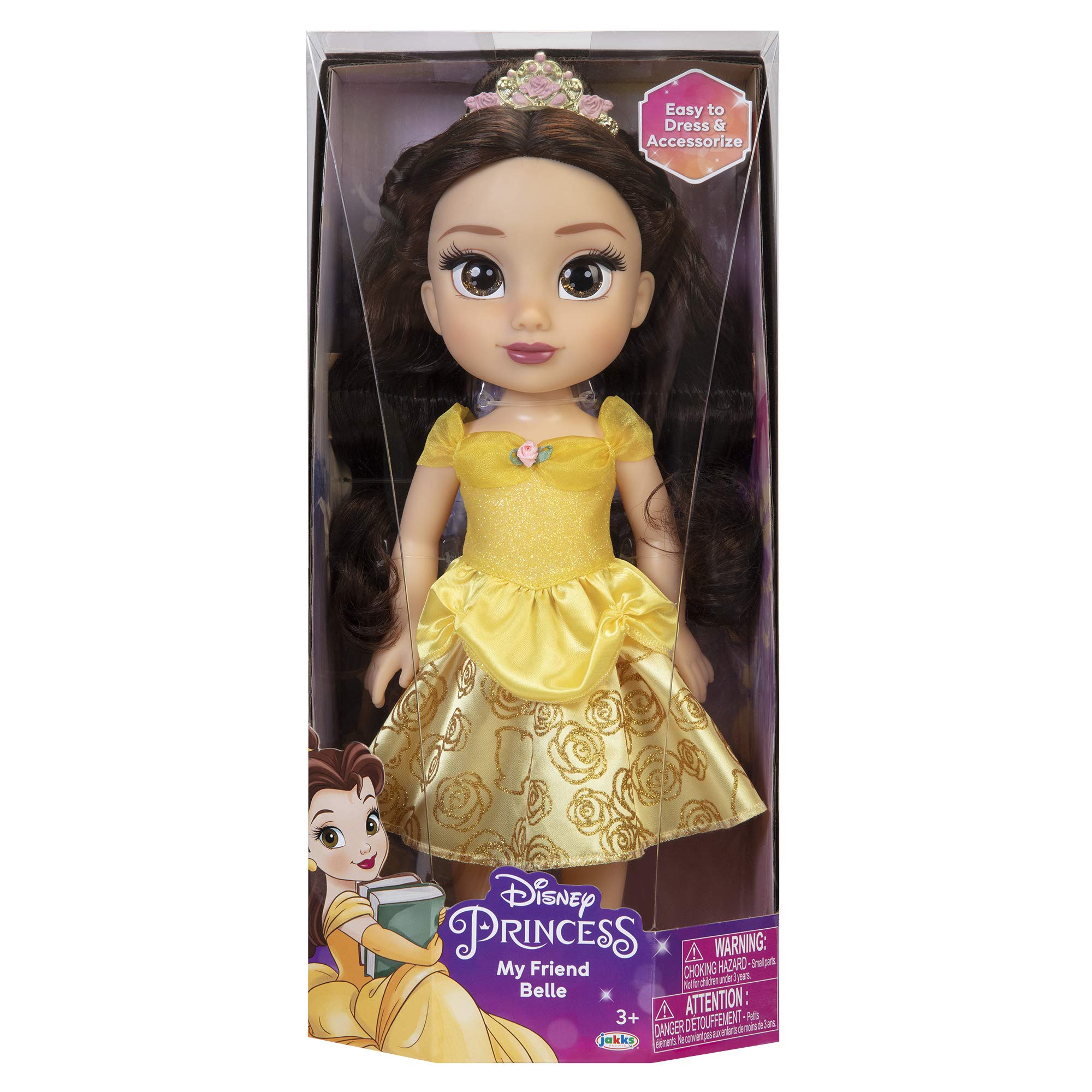 Disney Princess My Friend Belle Doll 14" Tall Includes Removable Outfit and Tiara - Image 6