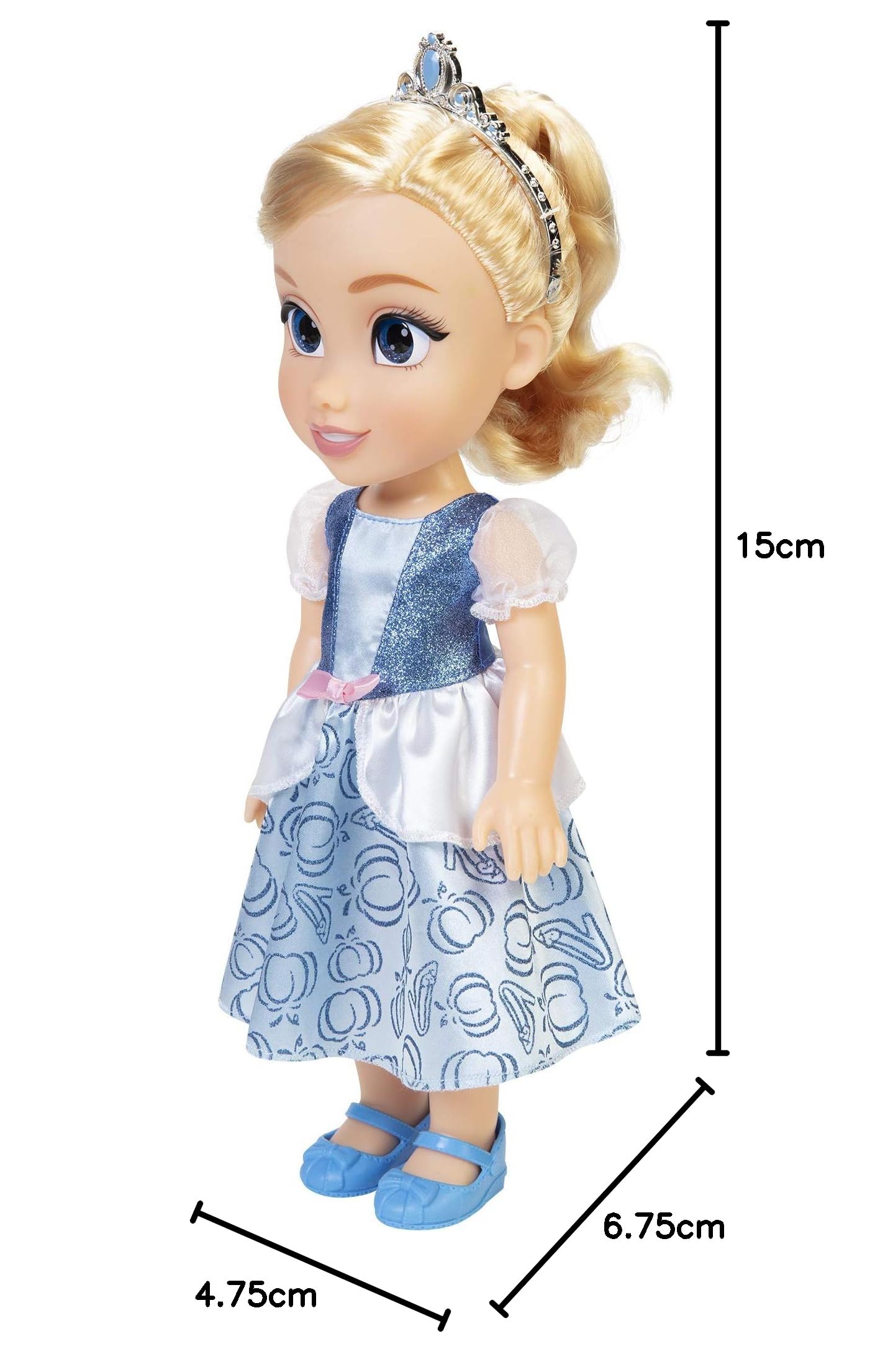 Disney Princess My Friend Cinderella Doll 14" Tall Includes Removable Outfit and Tiara - Image 4