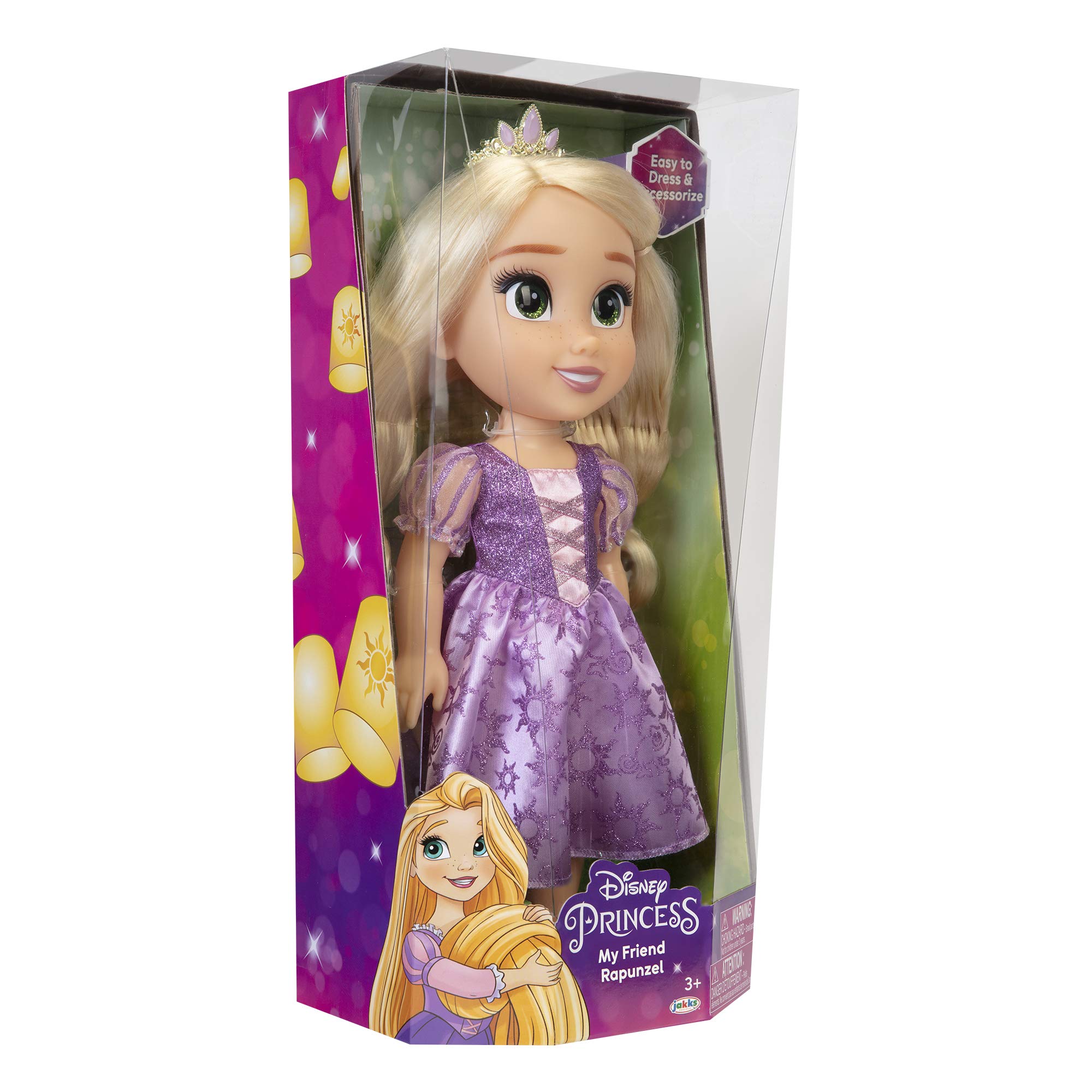 Disney Princess My Friend Rapunzel Doll 14" Tall Includes Removable Outfit and Tiara - Image 11