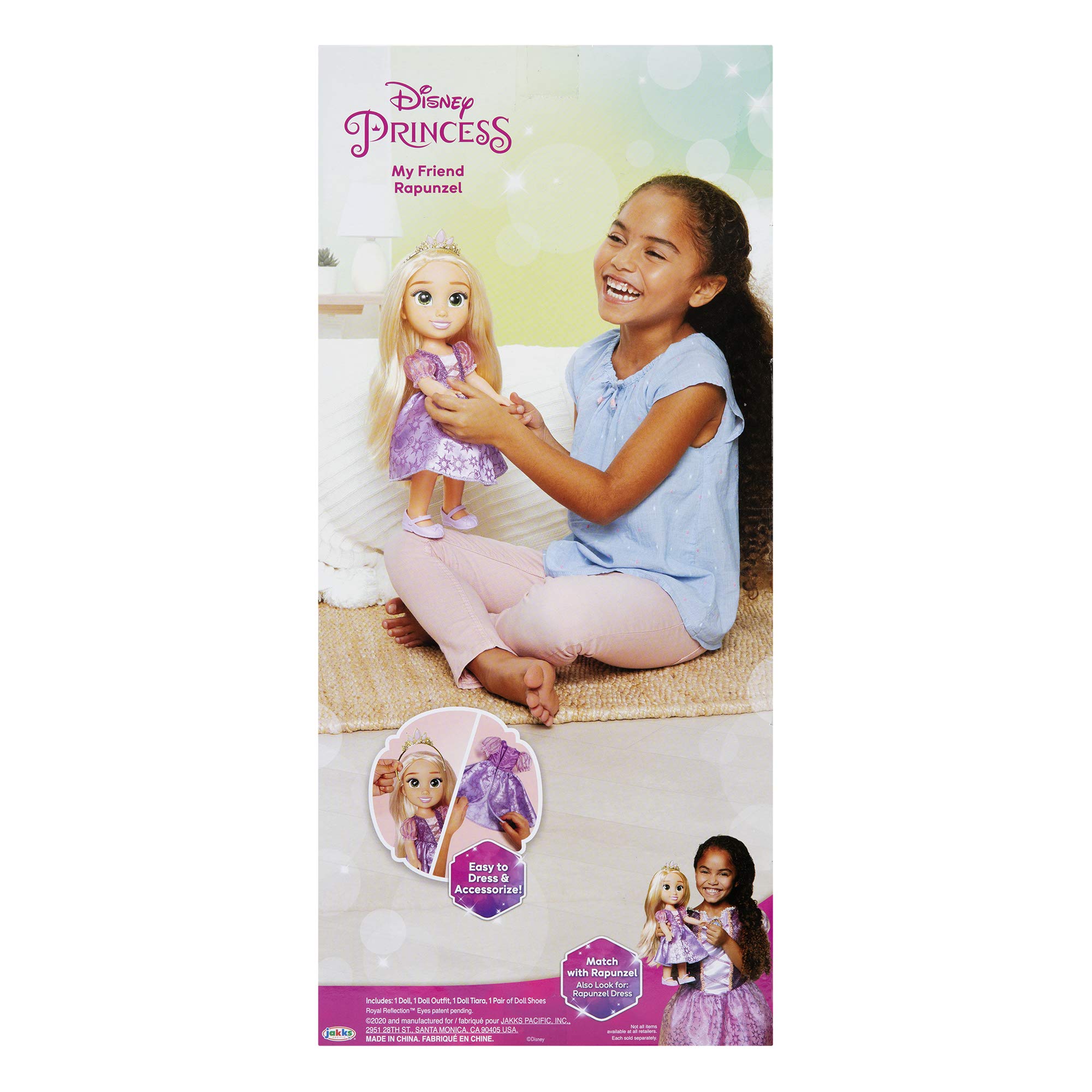 Disney Princess My Friend Rapunzel Doll 14" Tall Includes Removable Outfit and Tiara - Image 13