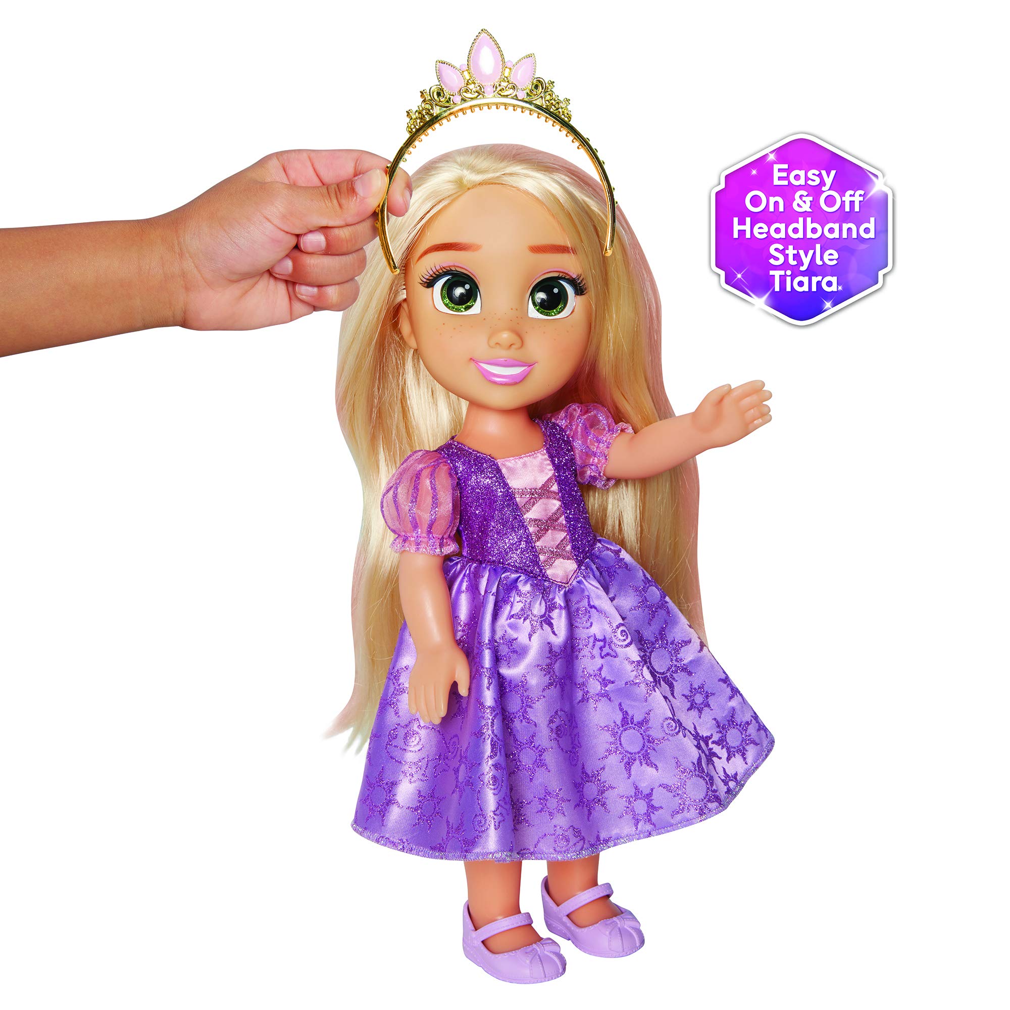 Disney Princess My Friend Rapunzel Doll 14" Tall Includes Removable Outfit and Tiara - Image 3