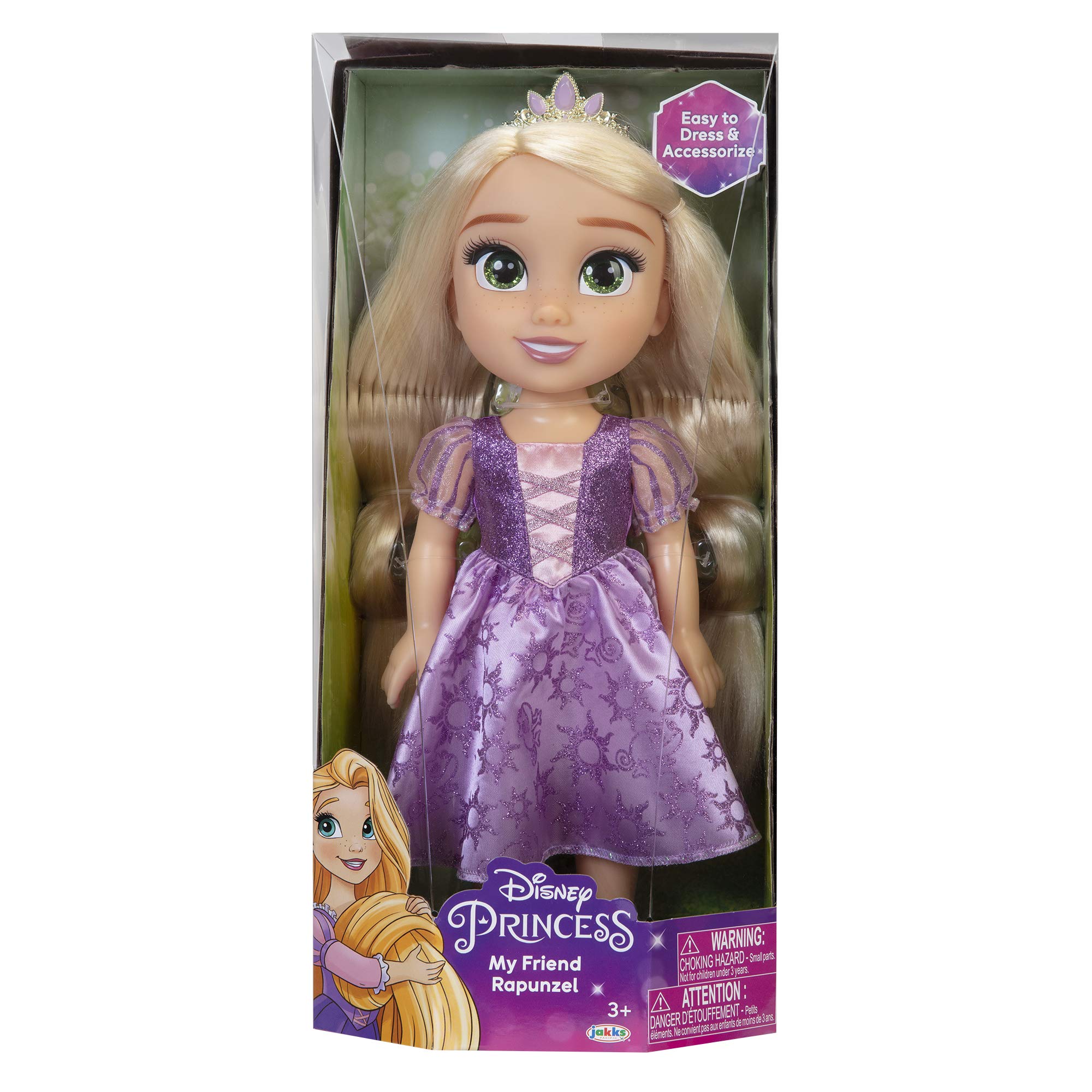 Disney Princess My Friend Rapunzel Doll 14" Tall Includes Removable Outfit and Tiara - Image 6